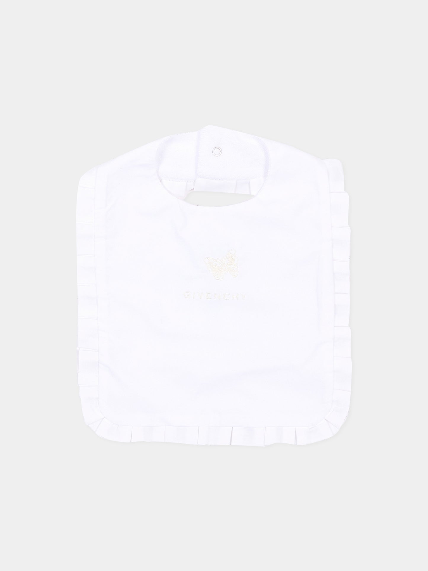 Set Tutine bianco per neonata in ciniglia,Givenchy Kids,H31540 10P