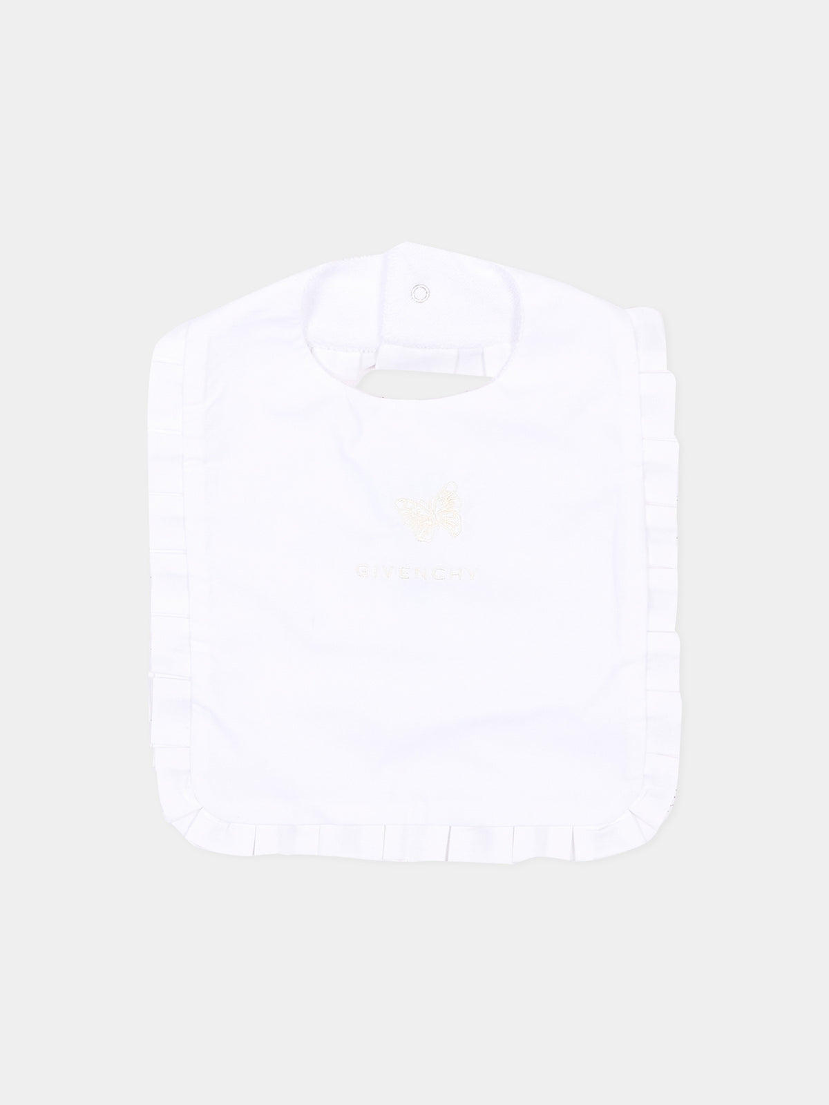 Set Tutine bianco per neonata in ciniglia,Givenchy Kids,H31540 10P