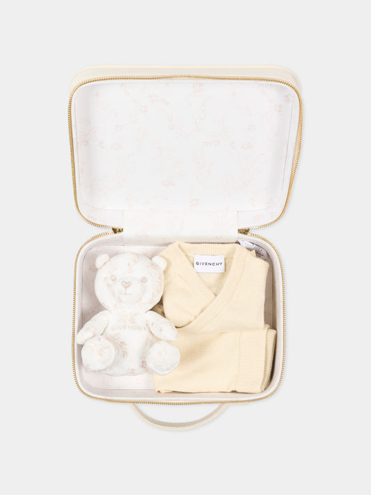 Beige newborn outfit
