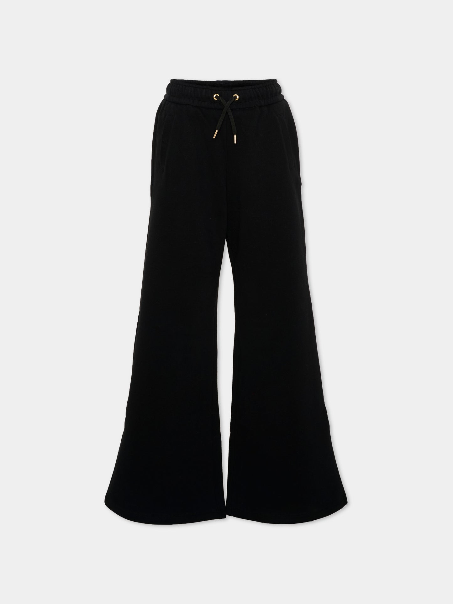 Pantalone nero per bambina ampio,Chloé Kids,C21265 09B
