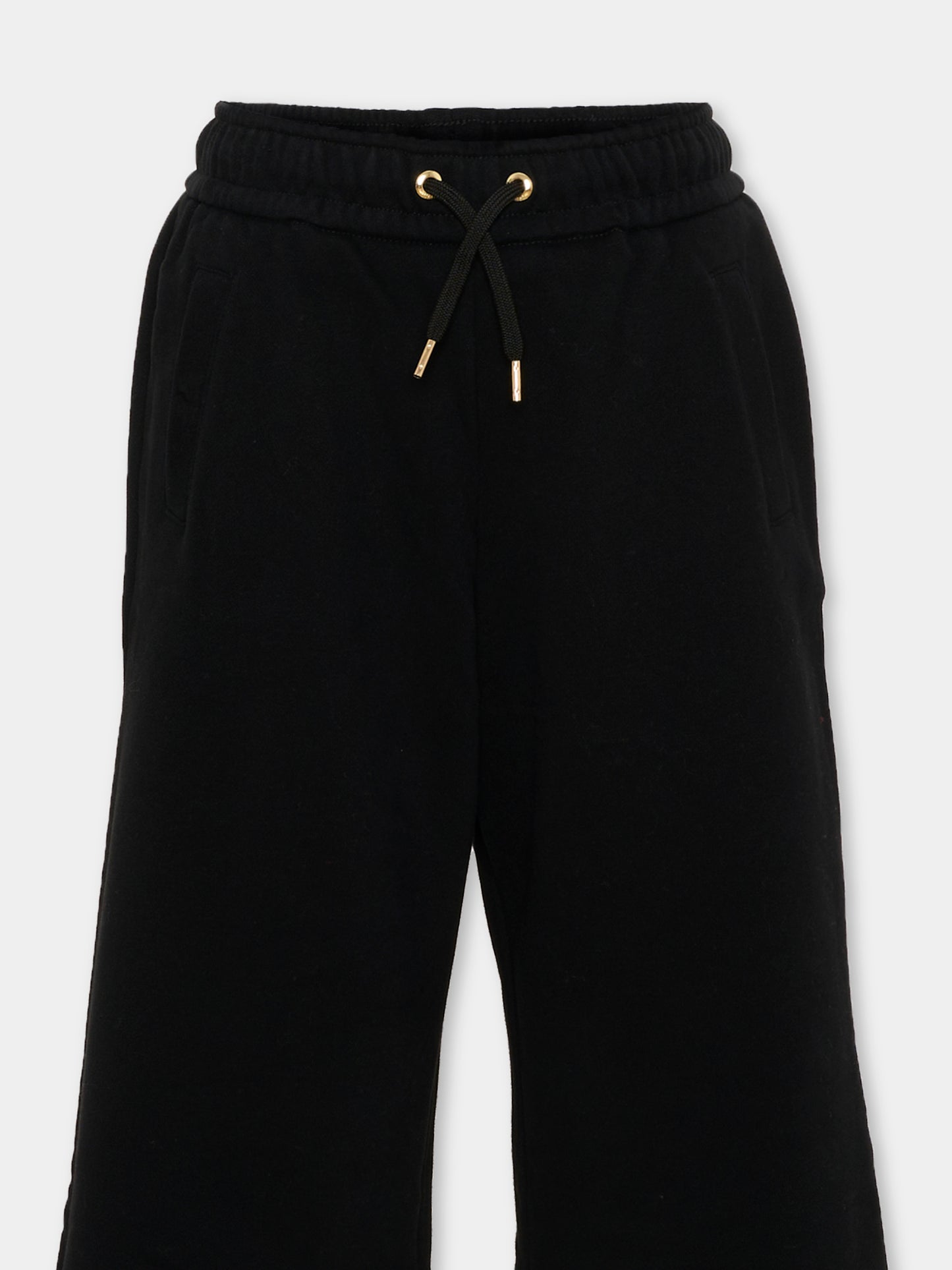 Pantalone nero per bambina ampio,Chloé Kids,C21265 09B