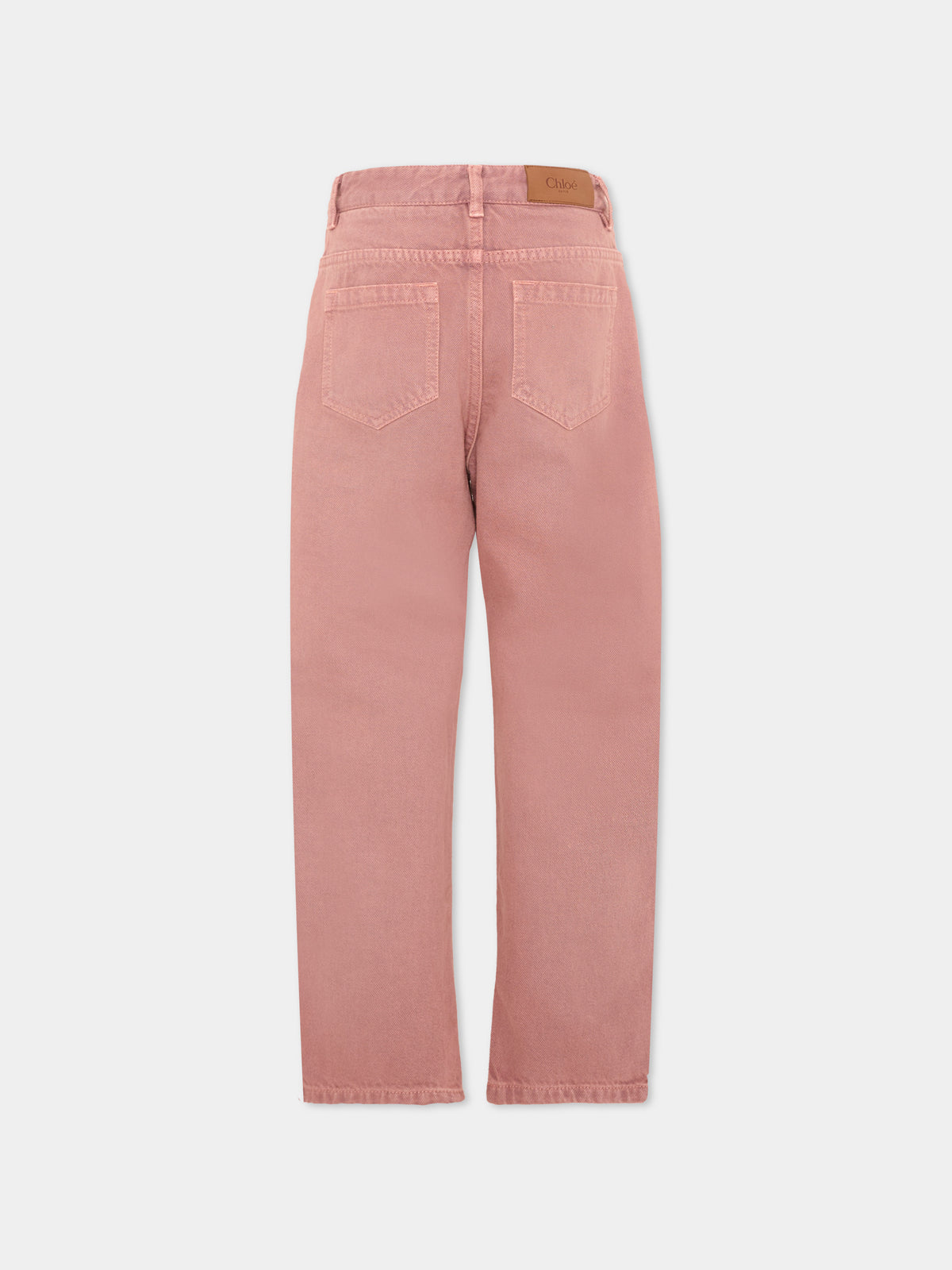 Jeans rosa per bambina,Chloé Kids,C21393 Z34