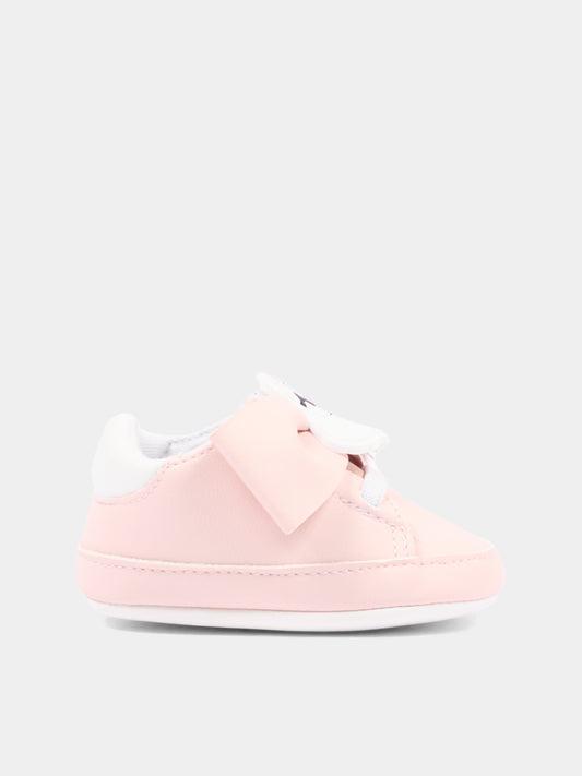 Sneakers rosa per neonata con Ikonik Karl,Karl Lagerfeld Kids,Z31412 46M