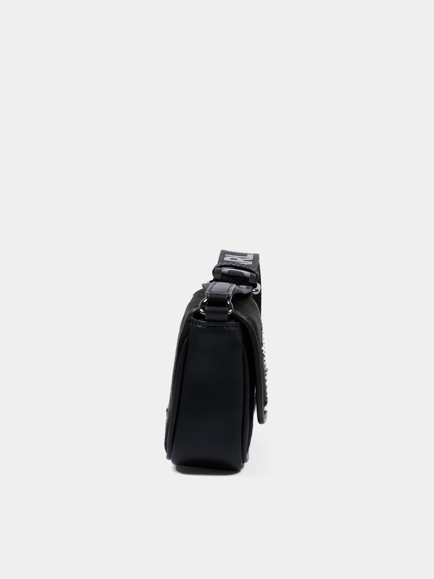 Borsa nera per bambina con logo,Karl Lagerfeld Kids,Z31437 09B