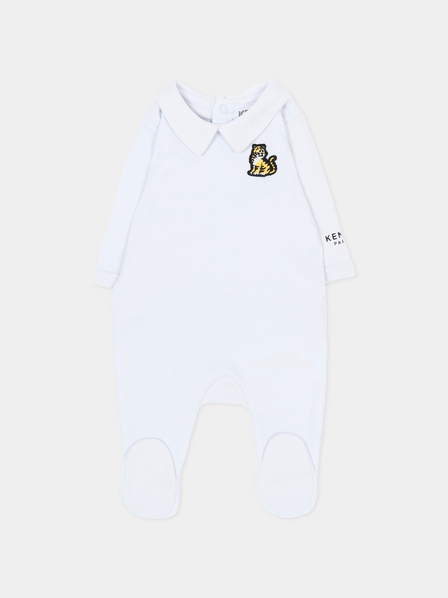 Set tutine per neonato con logo e tigre,Kenzo Kids,K62067 77M