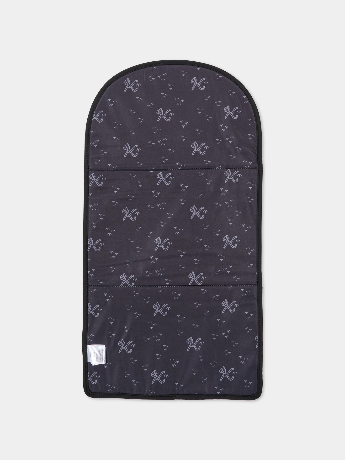 Borsa mamma nera per neonati con logo,Kenzo Kids,K62076 095