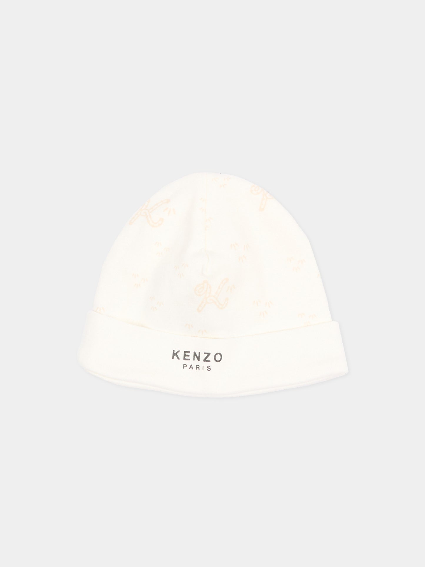 Set Tutine avorio per neonato con tigre,Kenzo Kids,K62079 117