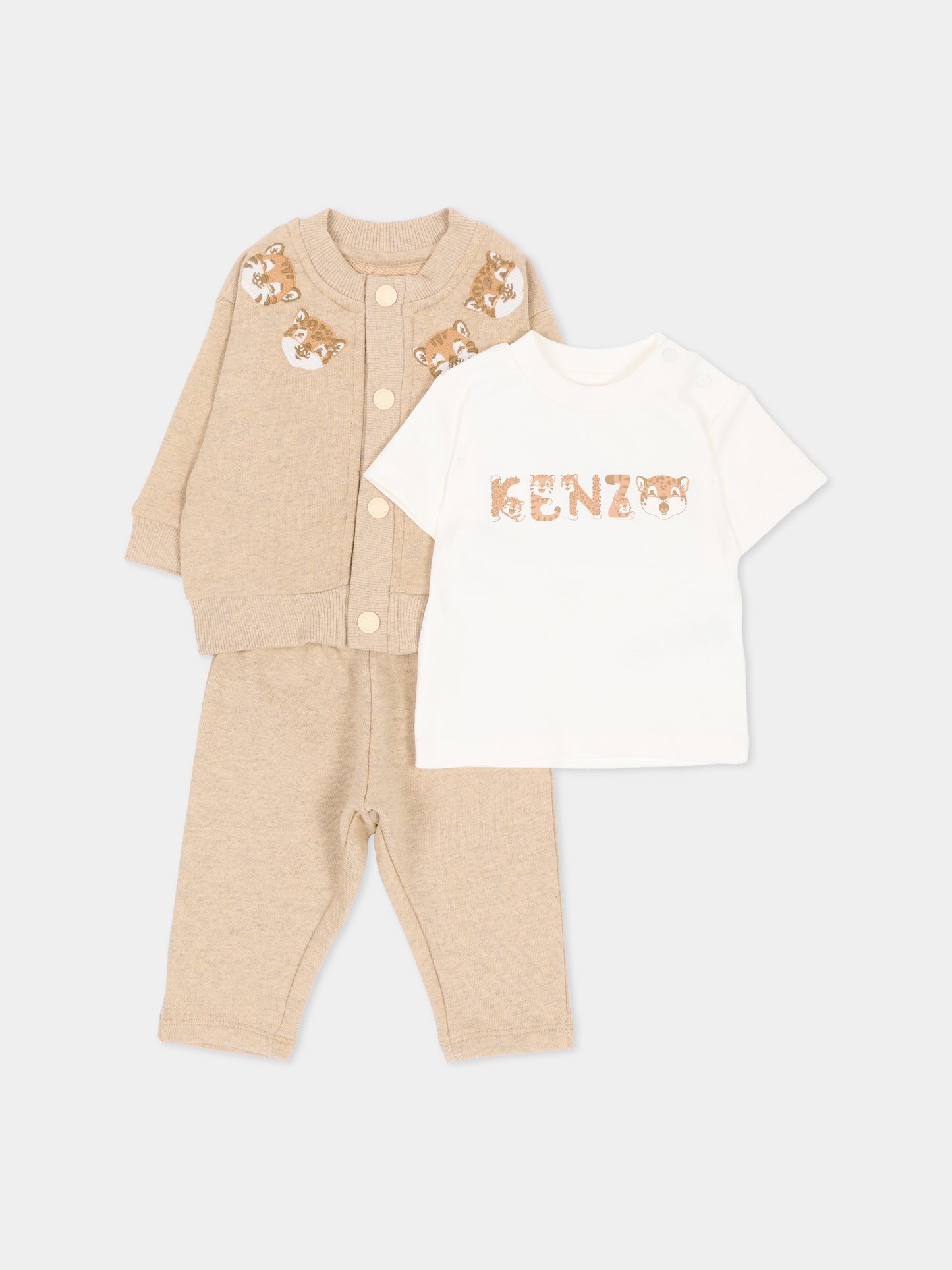Completo nascita beige per neonati,Kenzo Kids,K62090 230