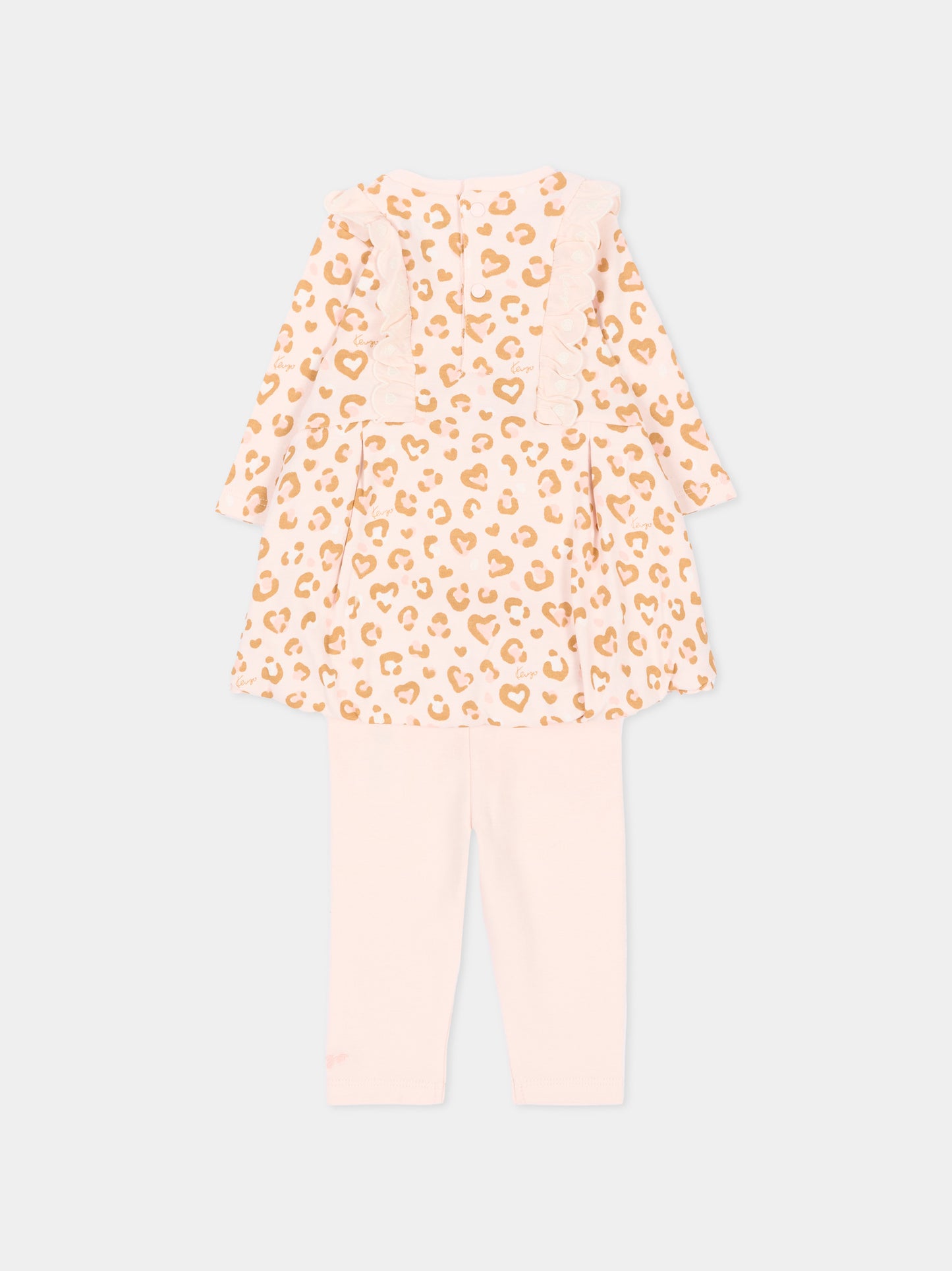 Completo nascita rosa per neonata,Kenzo Kids,K62091 43B