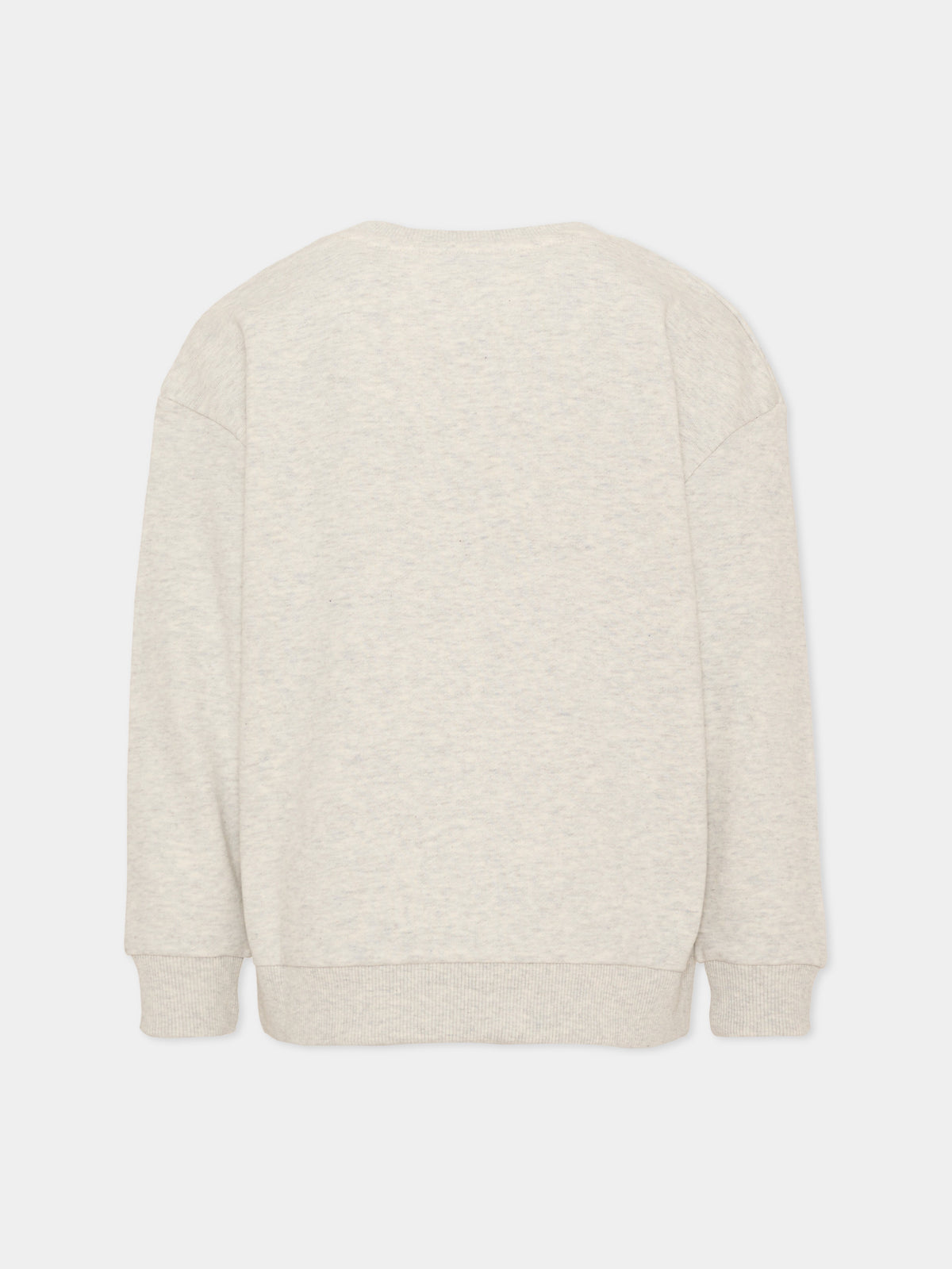 Felpa girocollo grigia per bambina,Marc Jacobs,W61009 A18