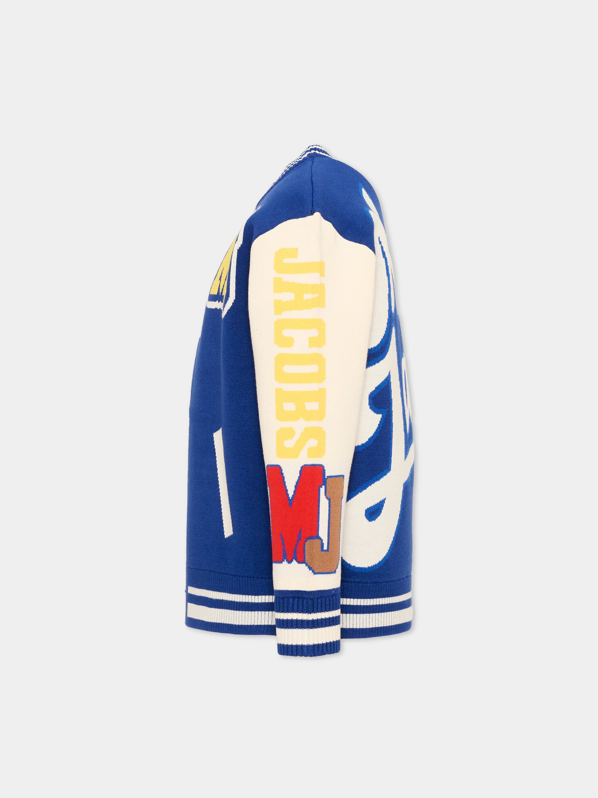 Maglione blu per bambino varsity,Marc Jacobs,W61043 841