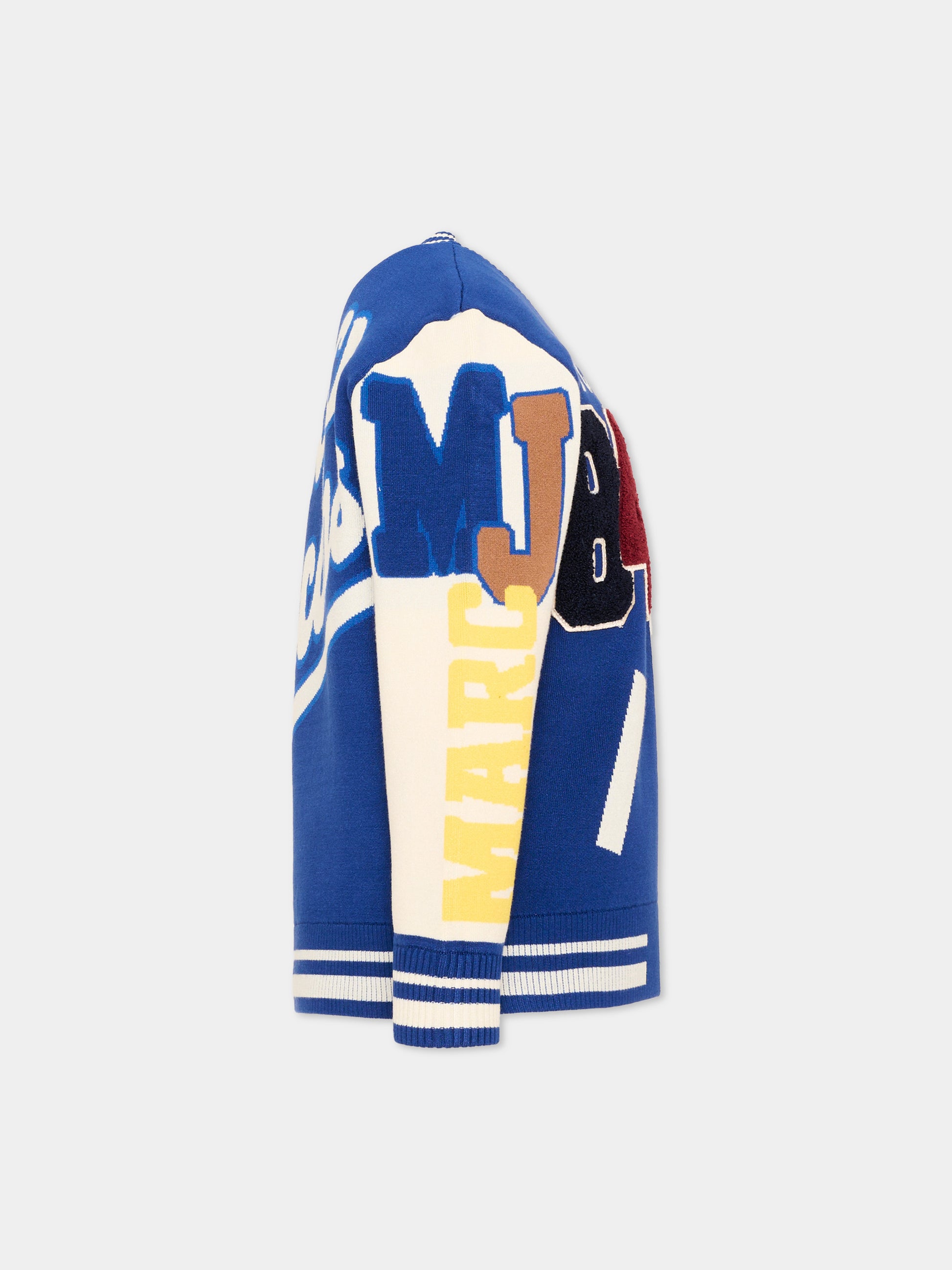 Maglione blu per bambino varsity,Marc Jacobs,W61043 841