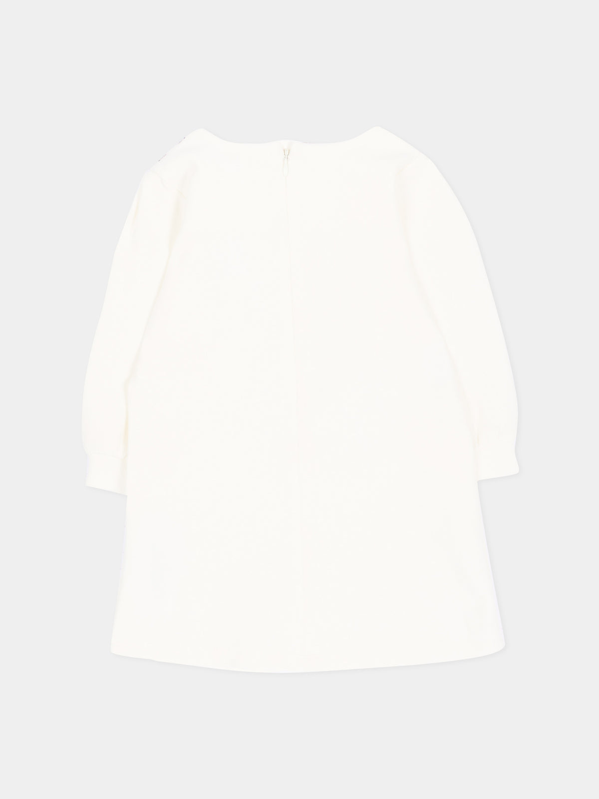 Vestito a manica lunga avorio con logo,Marc Jacobs,W61071 182