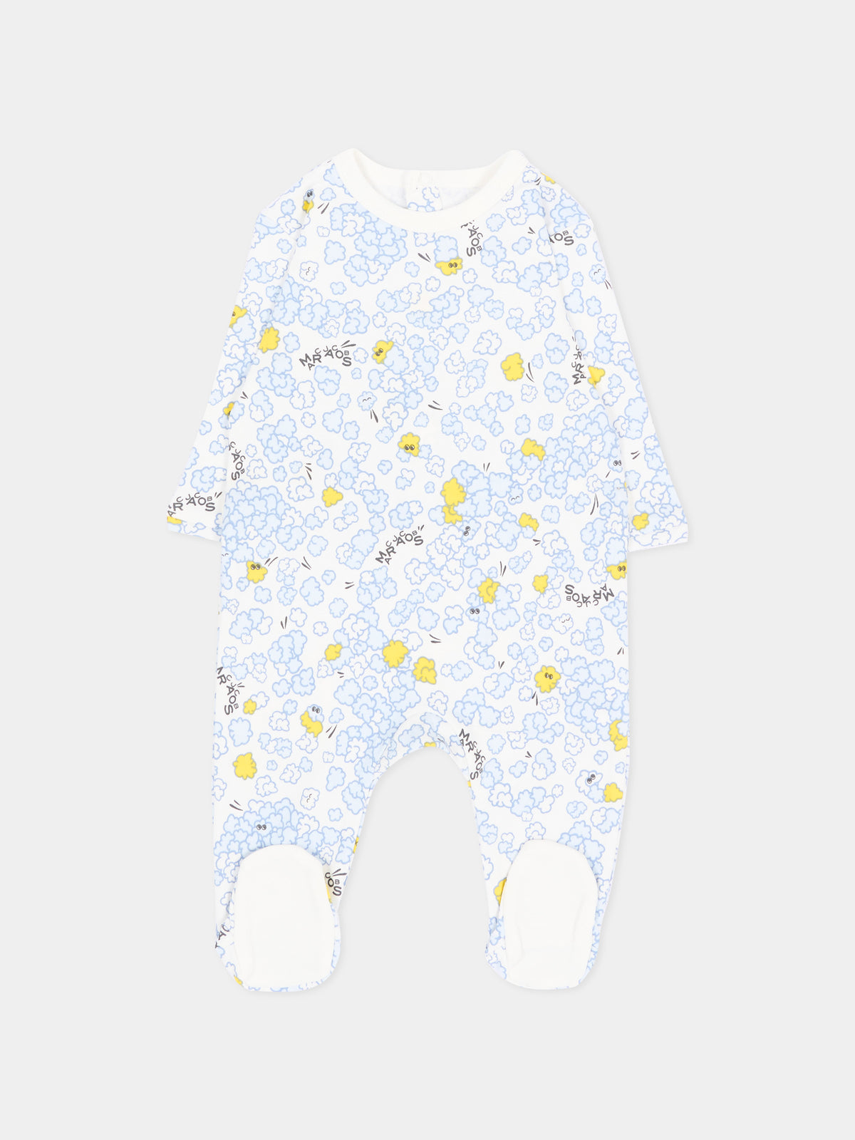 Set Tutine bianco per neonato con stampa,Marc Jacobs,W61075 182