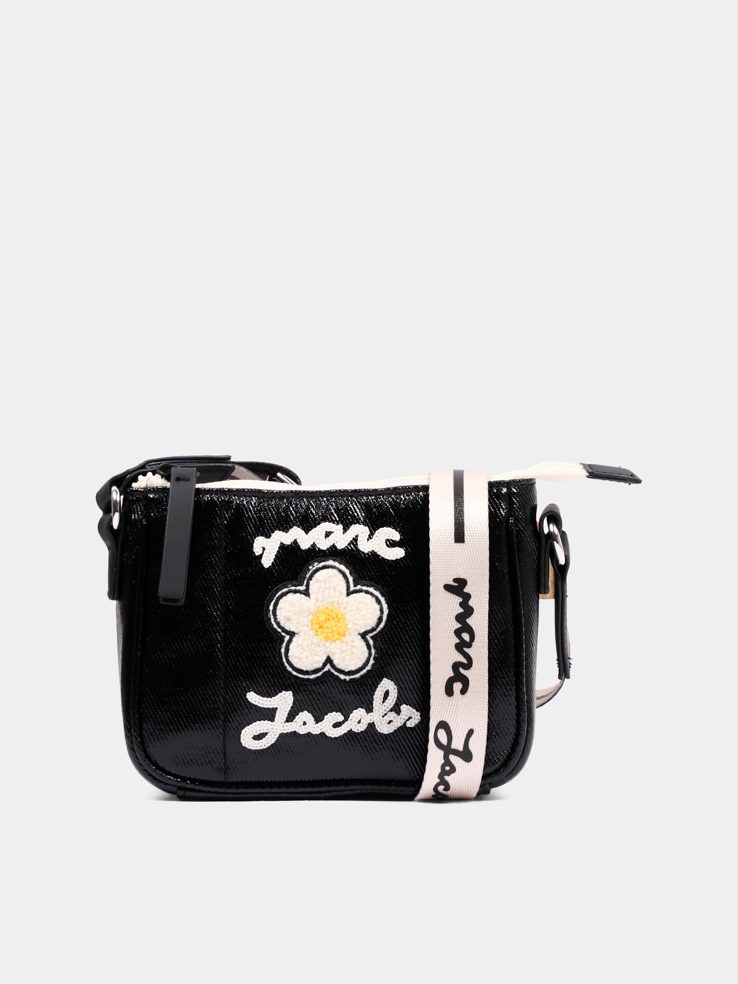 Borsa nera per bambina con logo,Marc Jacobs,W61091 09B