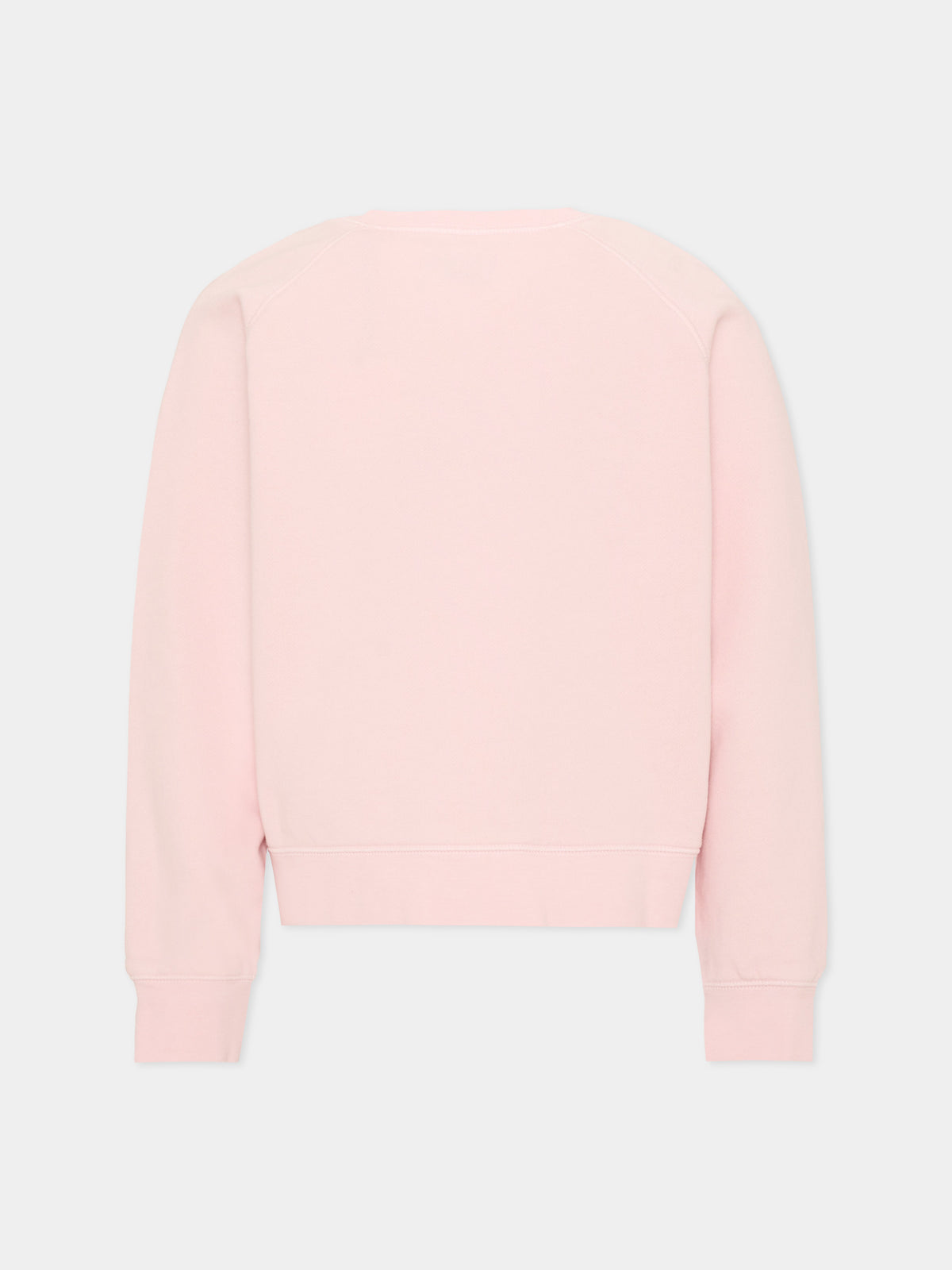 Felpa girocollo rosa per bambina con stampa,Zadig & Voltaire Kids,X60798 44A