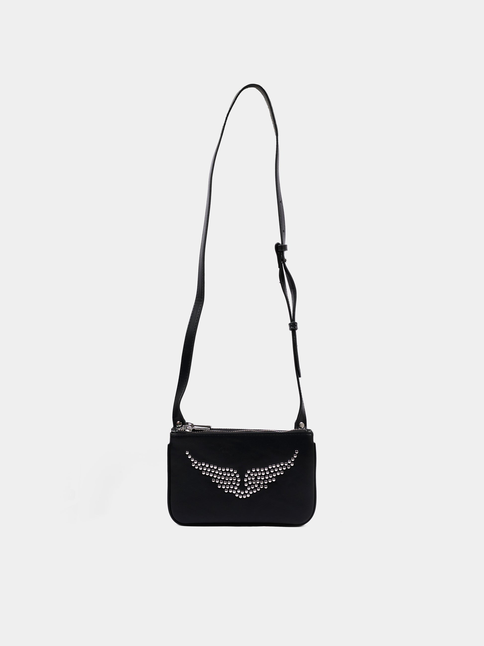 Borsa casual nera per bambina con ali,Zadig & Voltaire Kids,X60881 09B