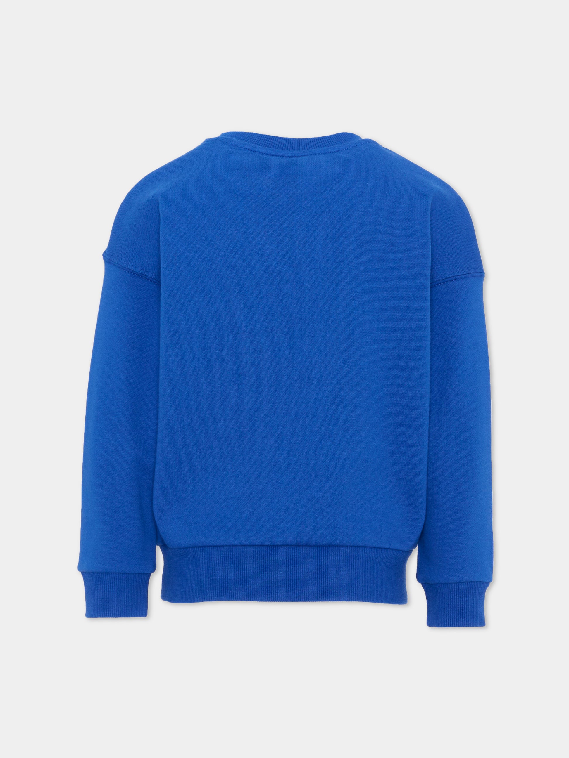 Felpa blu per bambino con stampa,Timberland,T61063 829