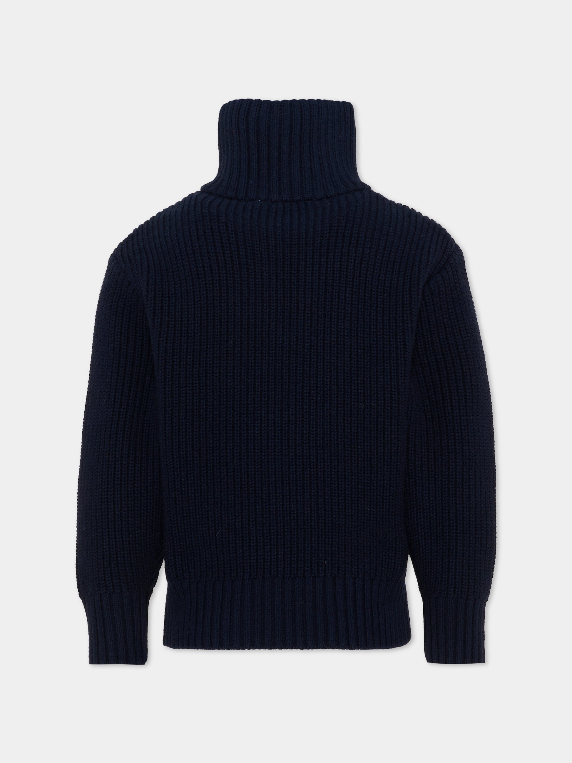 Maglione blu per bambino con zip,Timberland,T61082 849