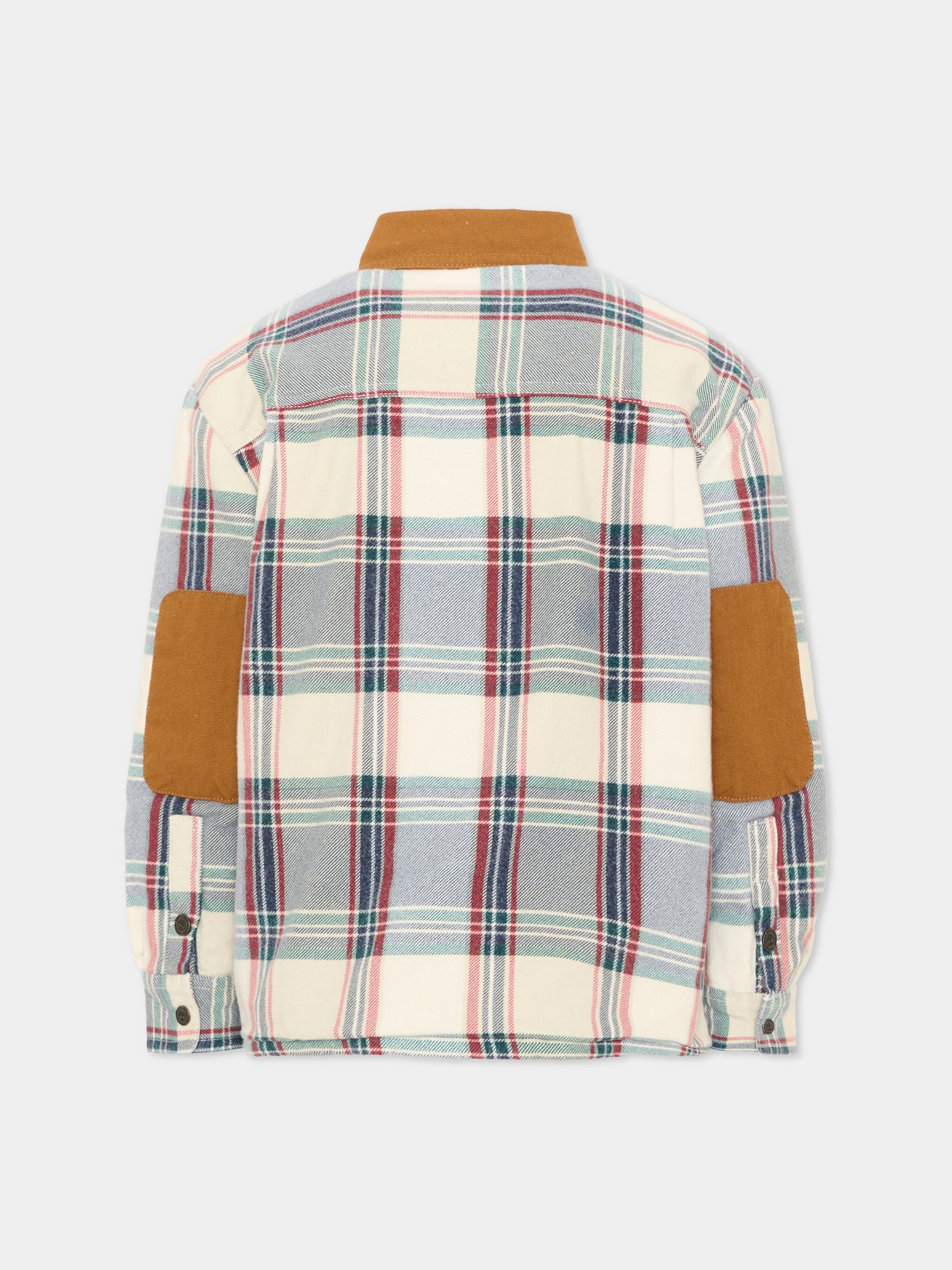 Camicia a manica lunga multicolor a quadri,Timberland,T61088 127