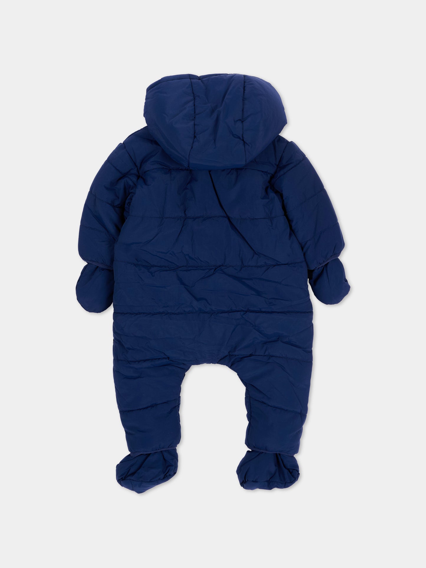 Piumino blu per neonato con guanti e piedini,Timberland,T61114 84N