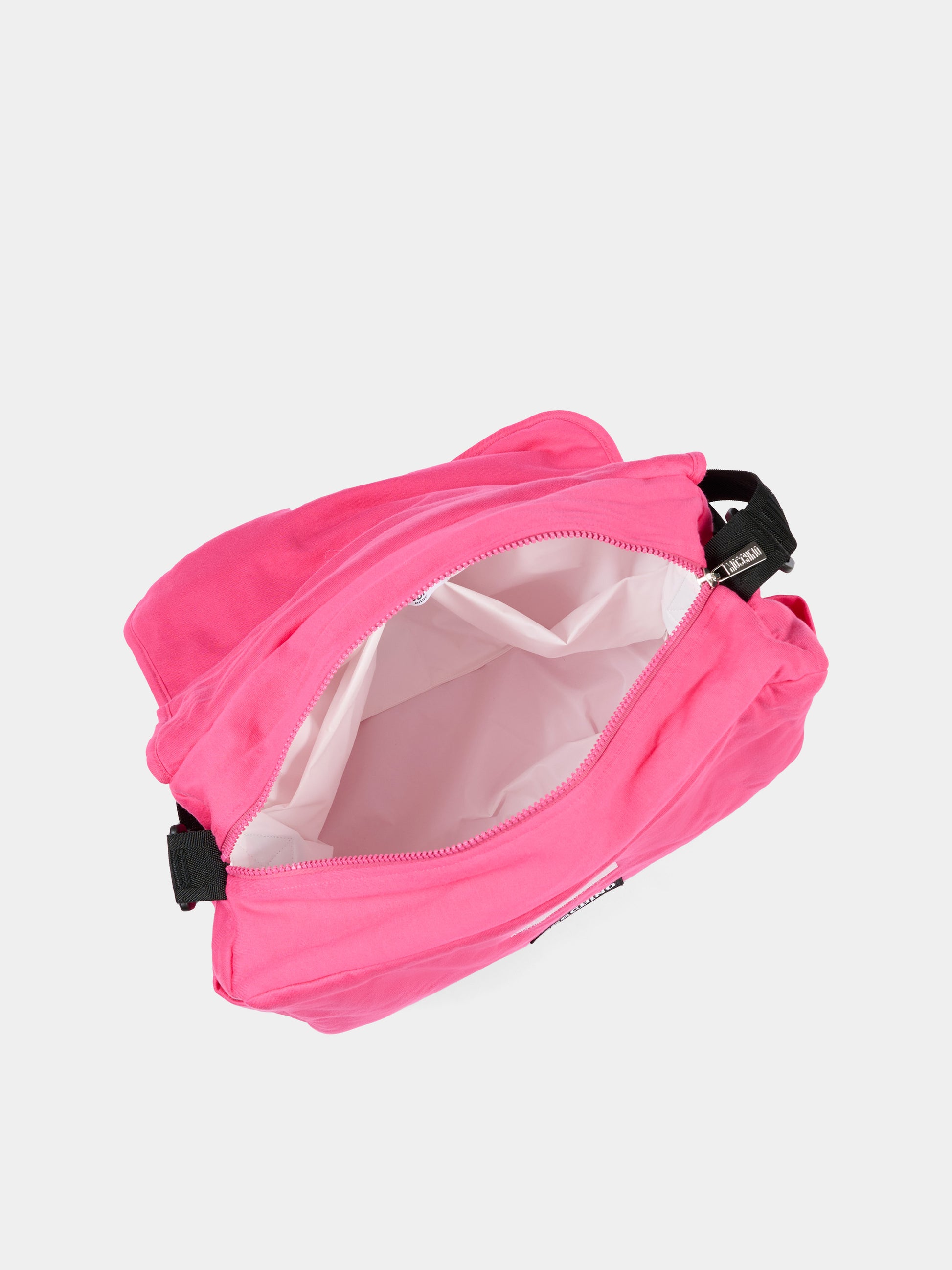 Borsa mamma fucsia per neonata con Teddy Bear,Moschino Kids,M5X03D LCA40 51450