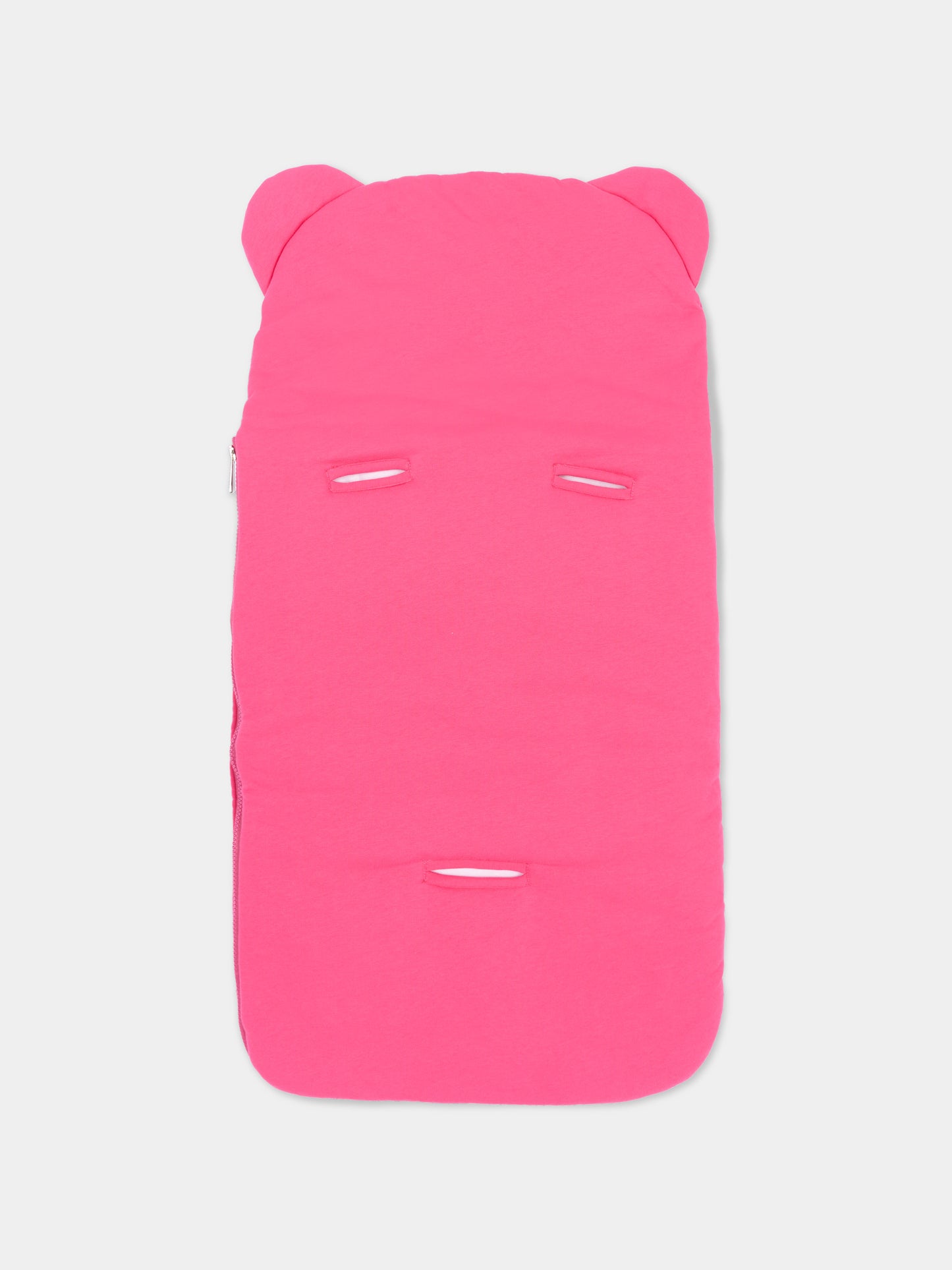 Sacco nanna fucsia per neonata con Teddy Bear,Moschino Kids,MME00U LCA40 51450