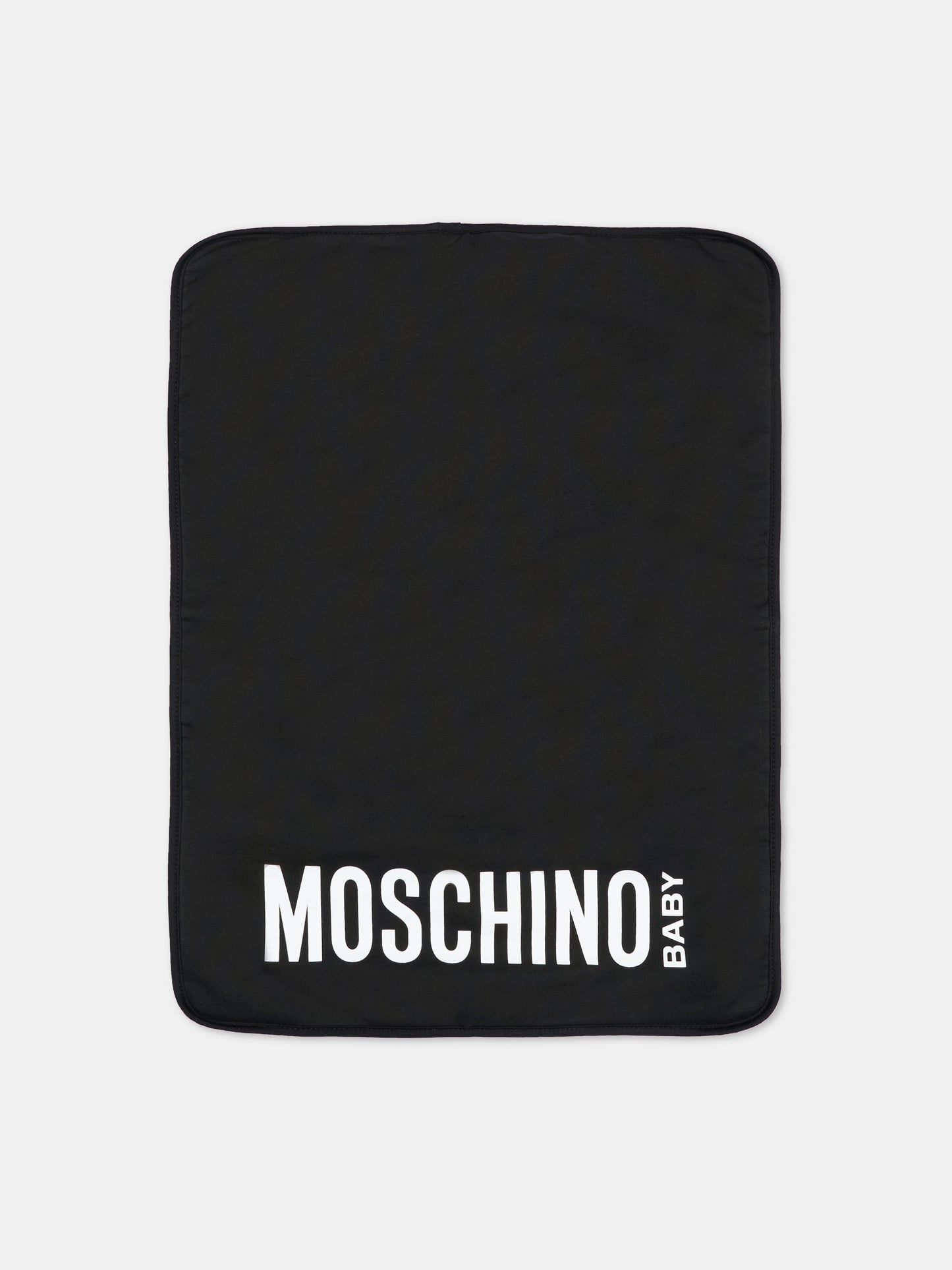Borsa mamma nera per neonati con Teddy Bear,Moschino Kids,MUX05Z L3AC5 60100
