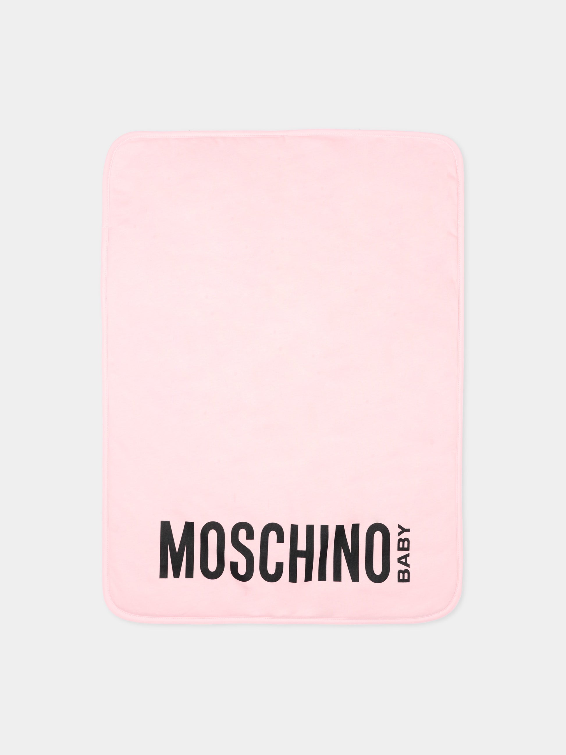 Borsa mamma rosa per neonata con Teddy Bear,Moschino Kids,MUX067 LCA40 50209