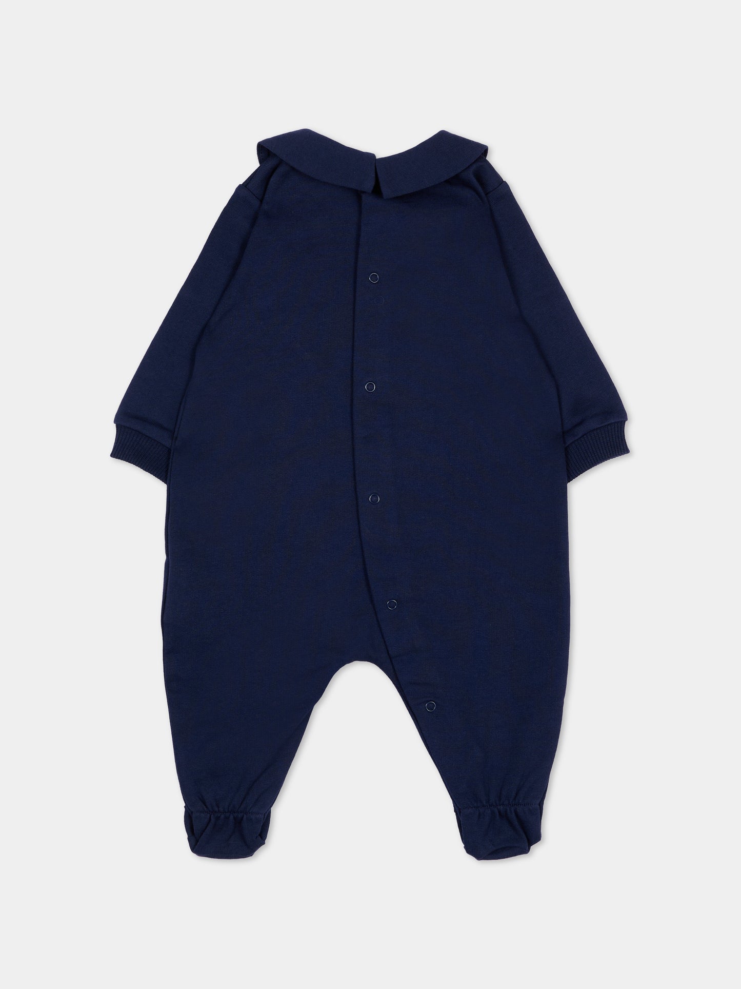 Set tutina blu per neonati con Teddy Bear,Moschino Kids,MUY09P LCA40 40016