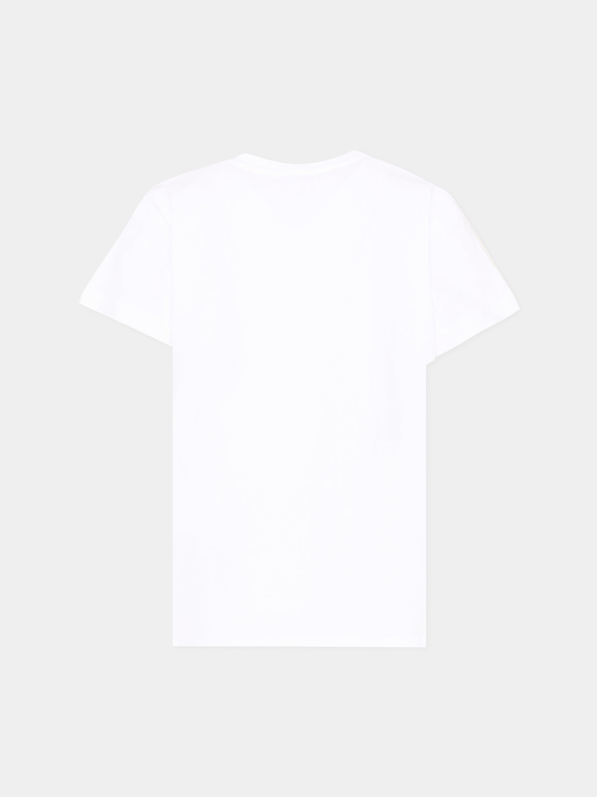 T-Shirt bianca per bambini con Teddy Bear,Moschino Kids,HNM05V LAA10 10101