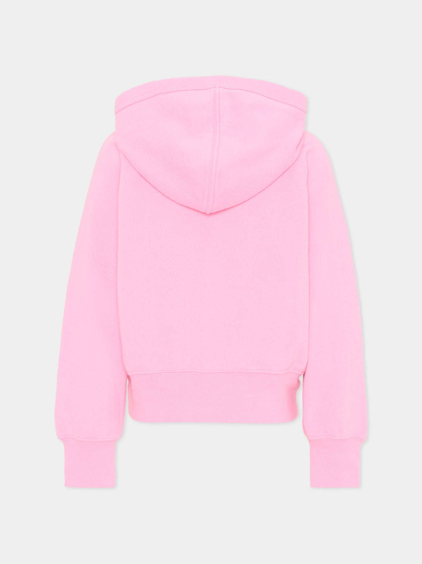 Felpa rosa per bambina con cappuccio,Abercrombie & Fitch,43AF23 ACI
