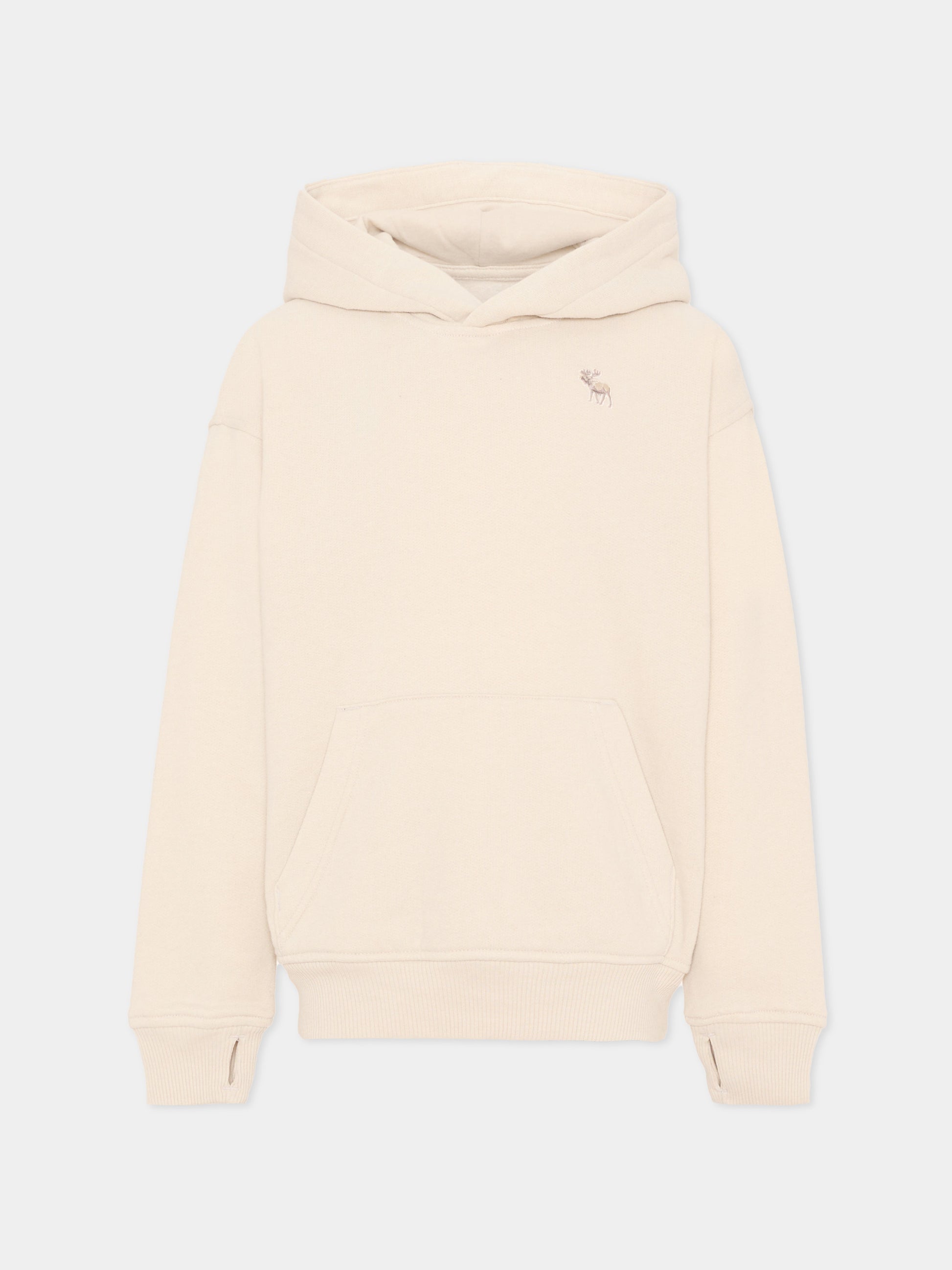 Felpa beige con cappuccio per bambini,Abercrombie & Fitch,93AF04 J95