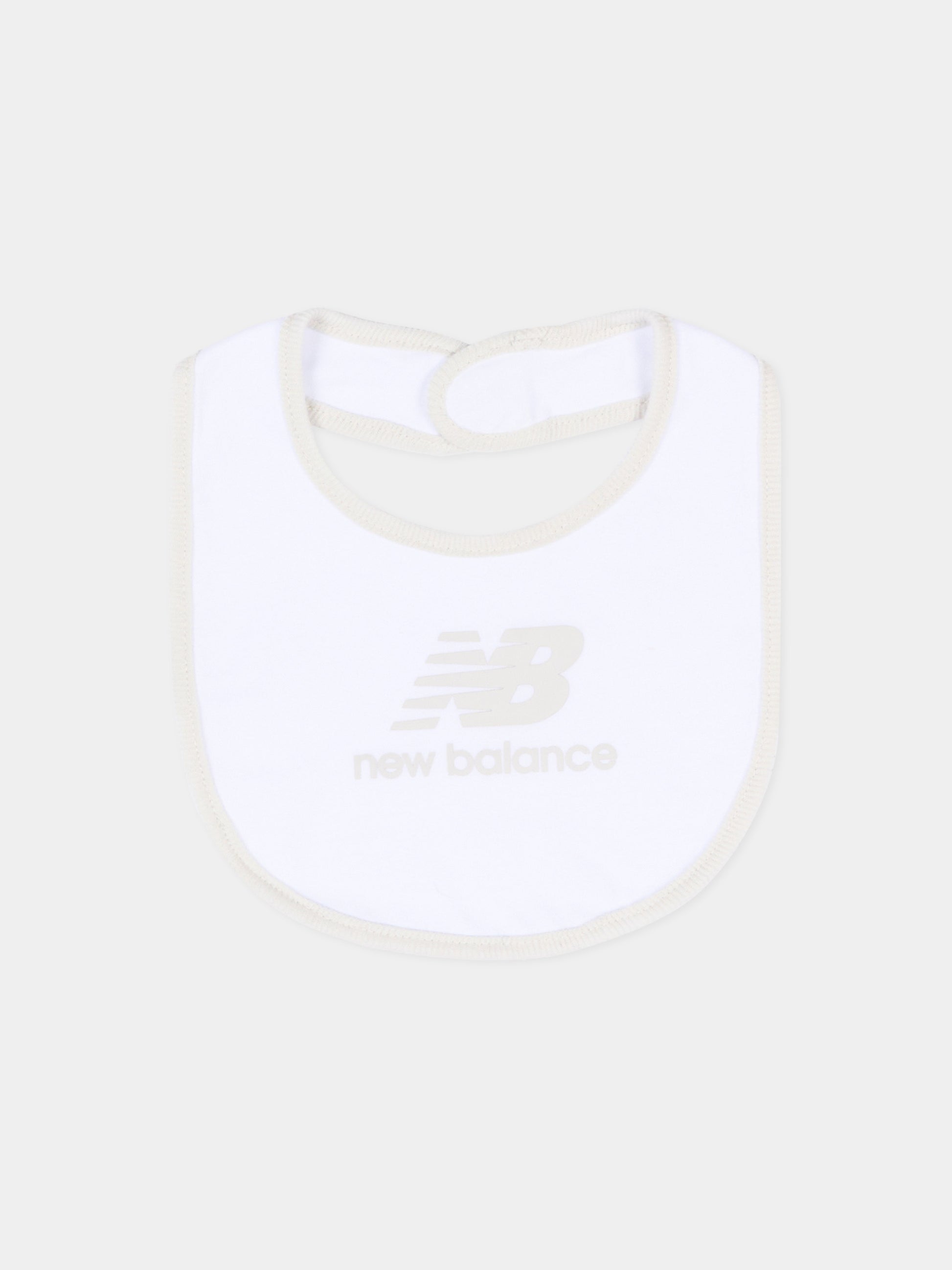 Set accessori bianco per neonati con logo,New Balance,LAKB0105 BWE