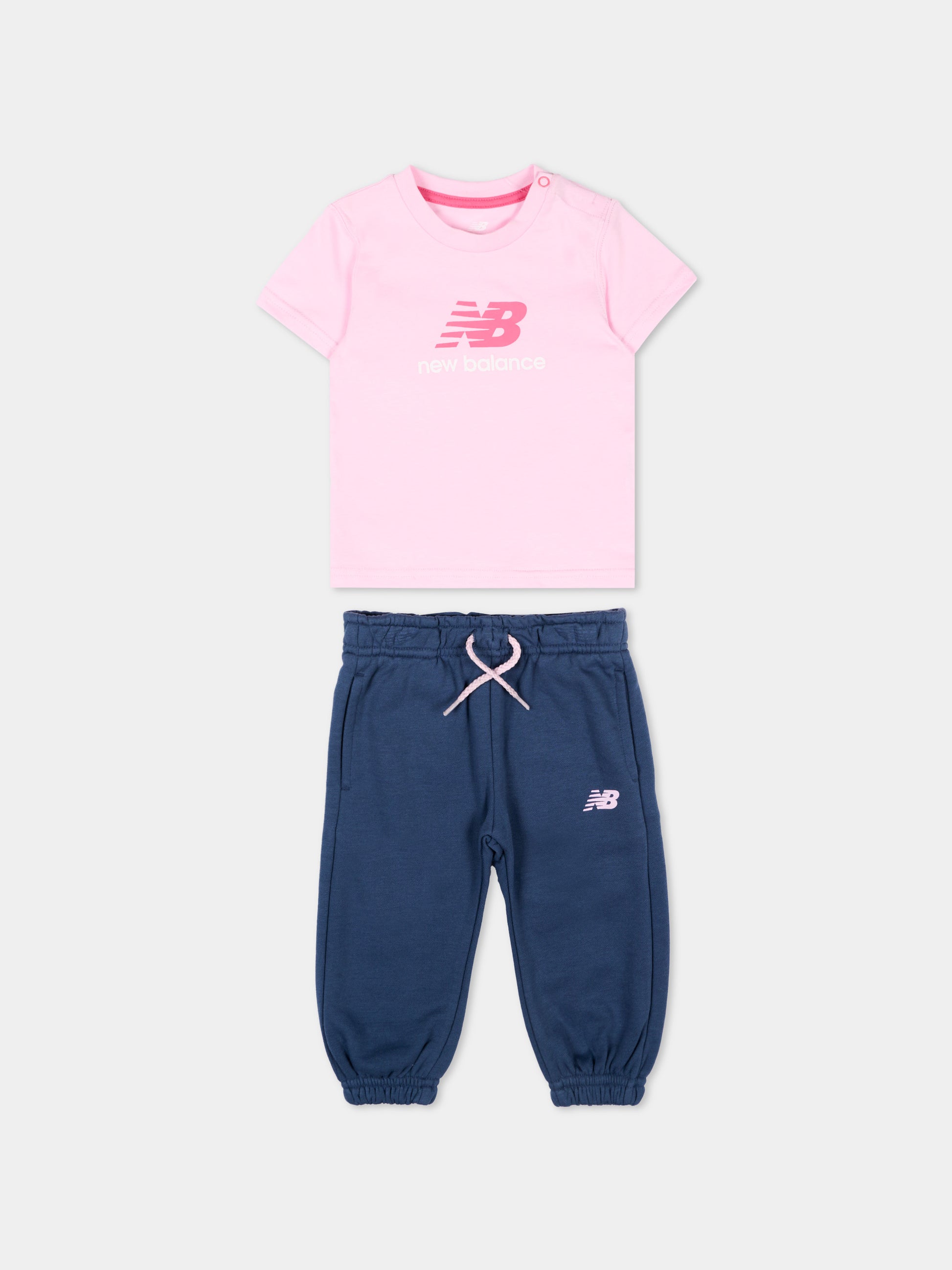 Completo sportivo rosa per neonata,New Balance,LAKG0249I LIR