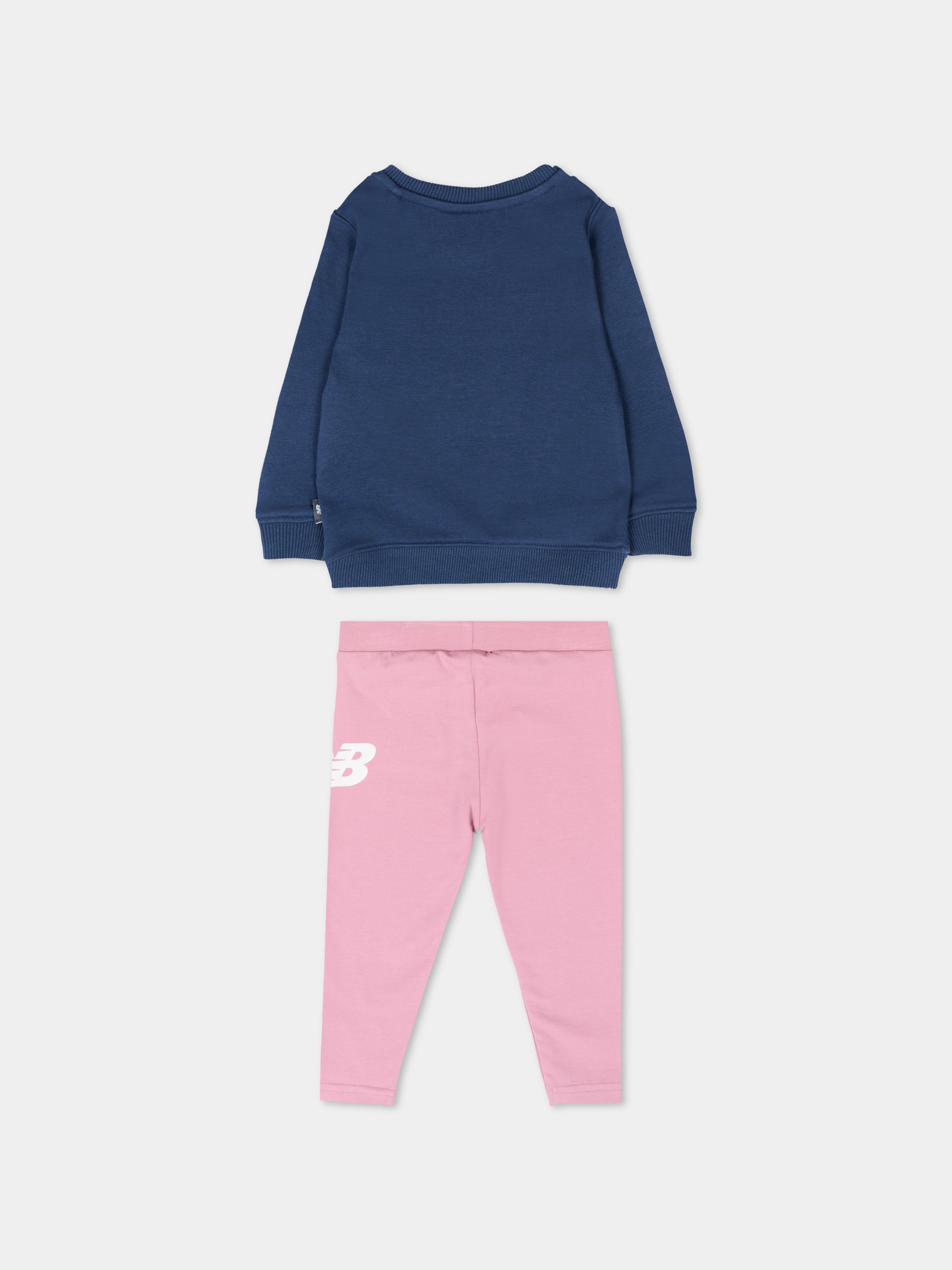 Completo multicolor per neonata logo,New Balance,LAKG0252I VTI