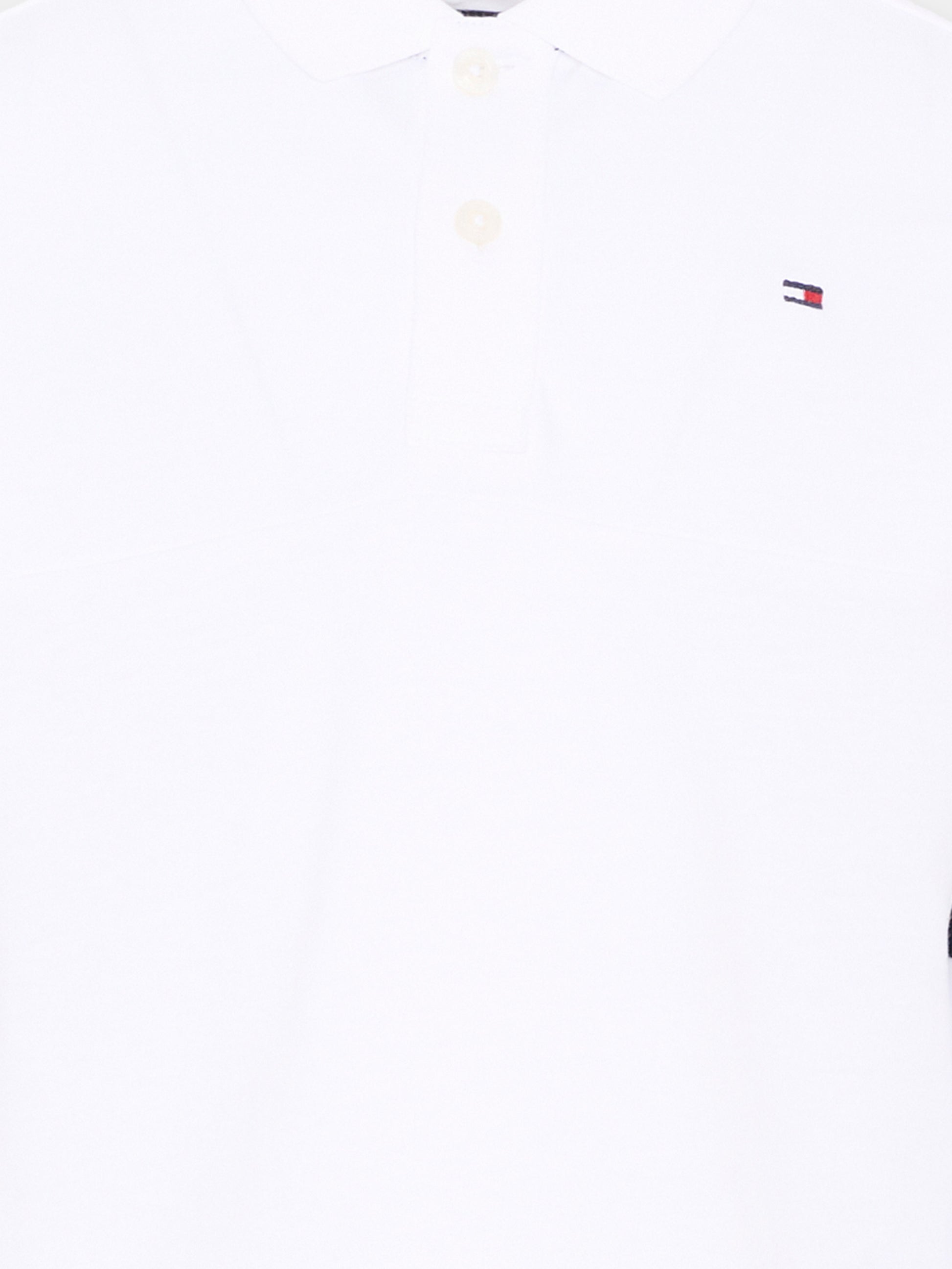 Polo bianca per bambino con logo,Tommy Hilfiger Junior,KB0KB09712 YBR