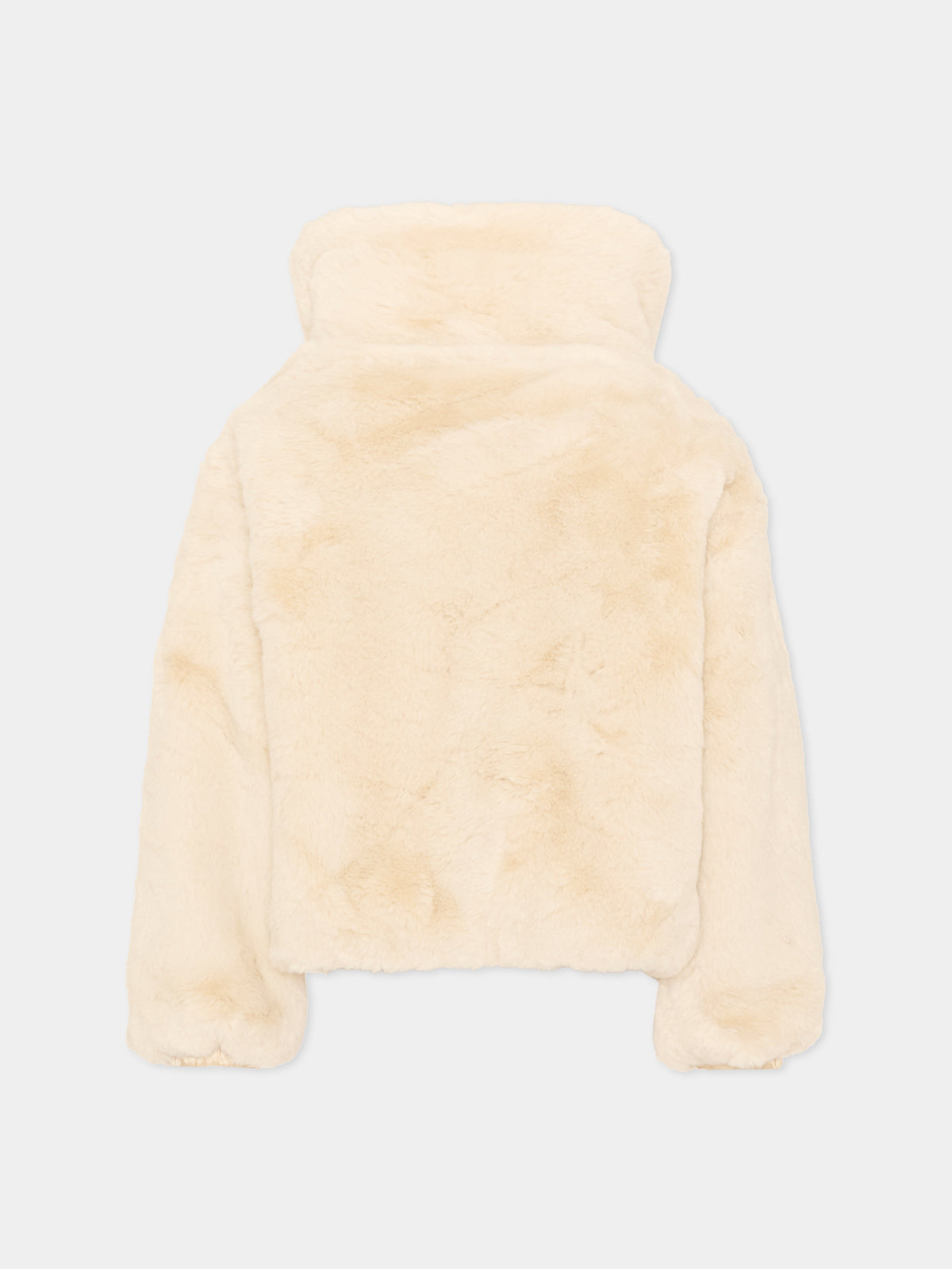Ecopelliccia beige per bambina,Save The Duck Kids,J31352G FURY23 40034