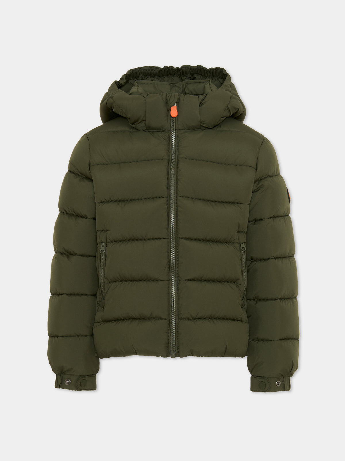 Piumino verde Dony per bambino,Save The Duck Kids,J35560B MIRO23 50012