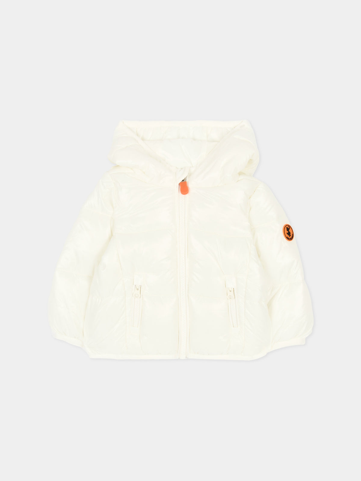 Piumino bianco Jody per neonati,Save The Duck Kids,I33231X LOVE23 00002
