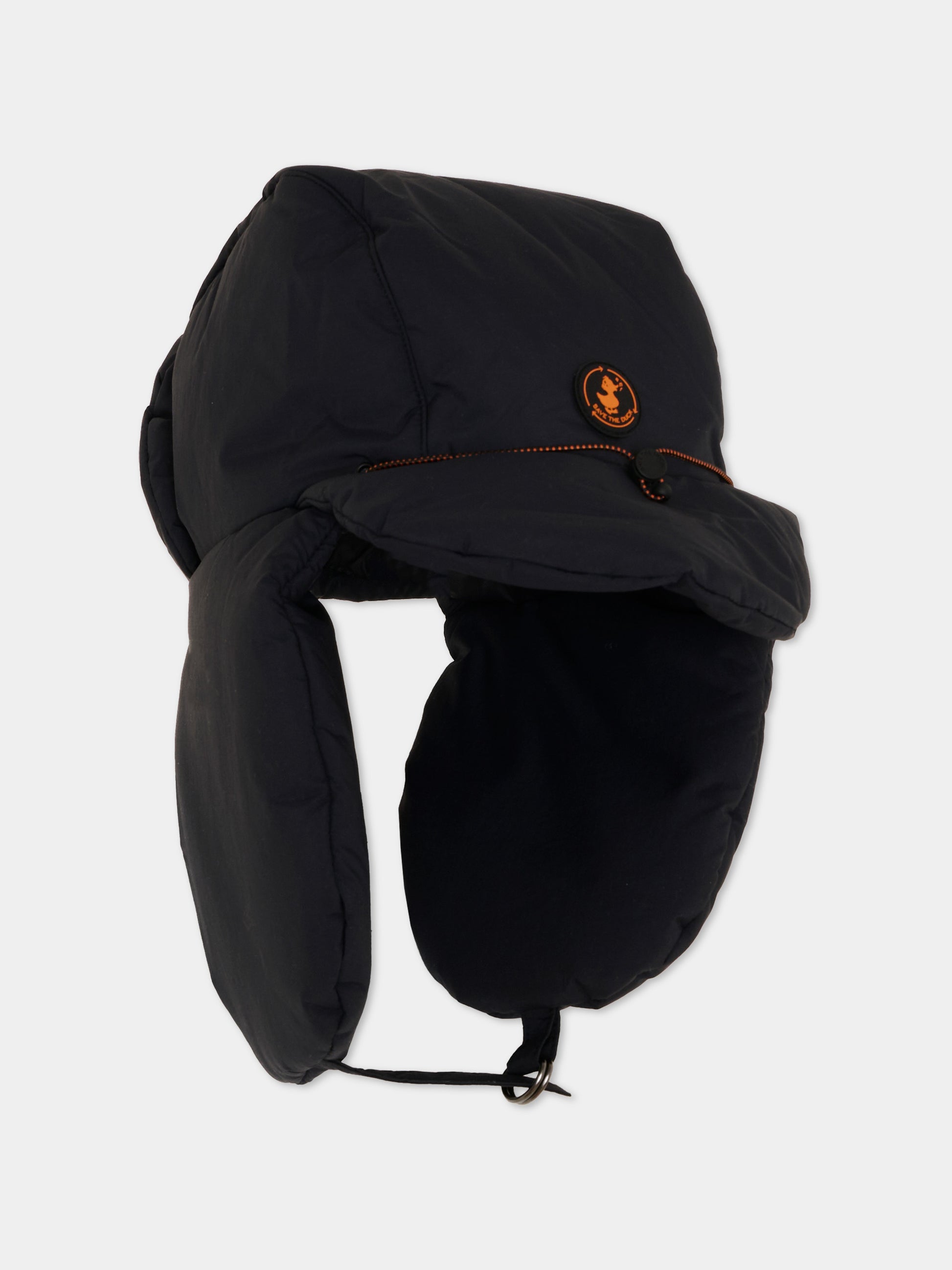 Cappello Jun nero per bambini con logo,Save The Duck Kids,DY1995U COFY21 10000