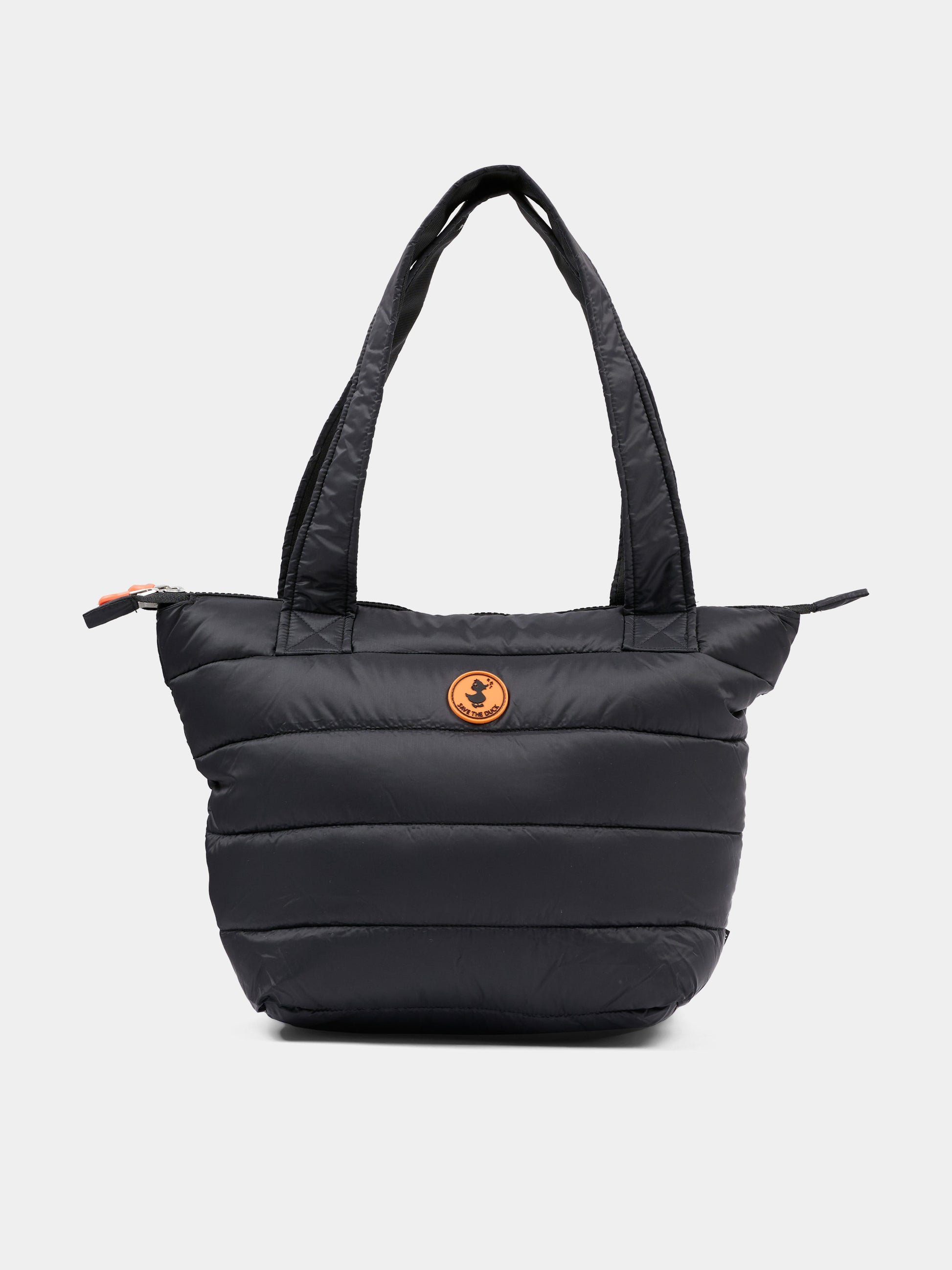 Borsa Cary nera per bambina con logo,Save The Duck Kids,DZ2508U GIGA21 10000