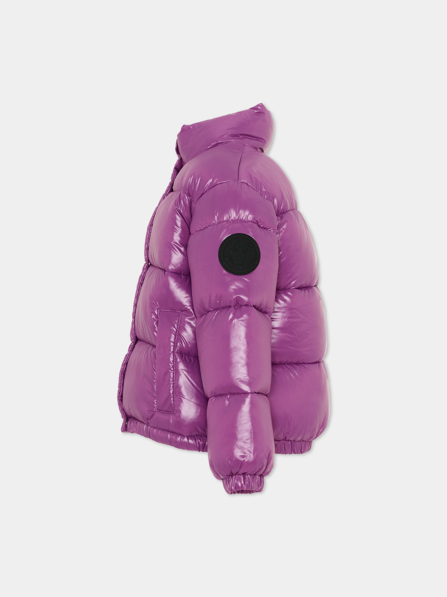Piumino Cini viola per bambina,Save The Duck Kids,J31326G LOVE21 80045