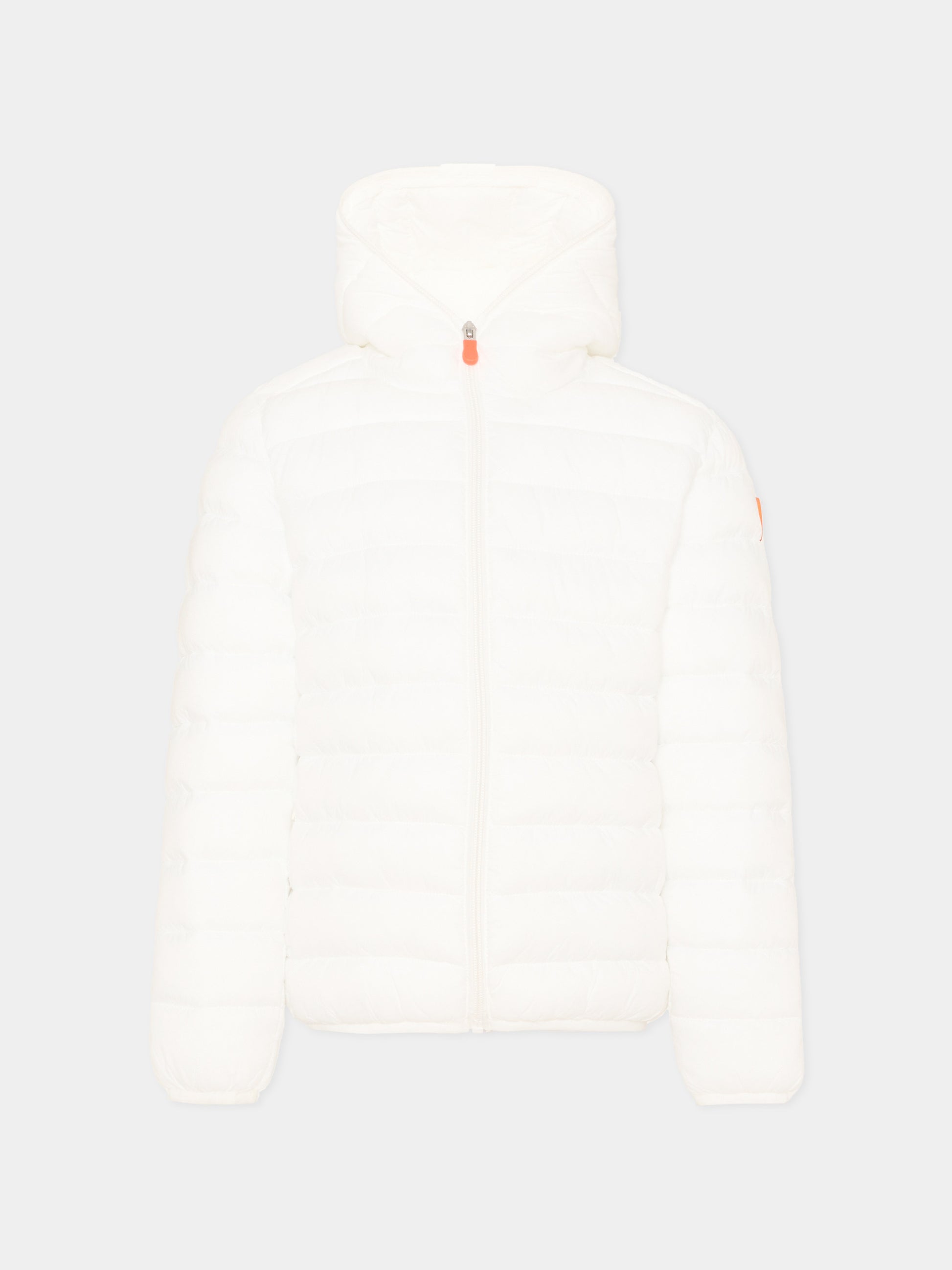 Piumino bianco Lily per bambina con logo,Save The Duck Kids,J32310G GIGA21 00002