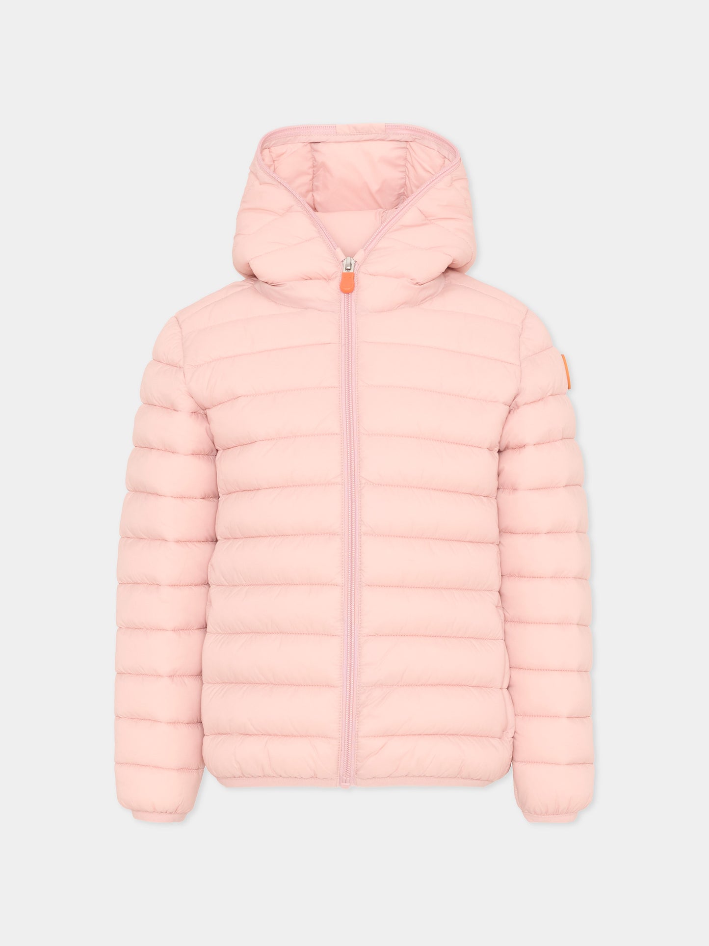 Piumino Lily rosa per bambina con logo,Save The Duck Kids,J32310G GIGA21 80007