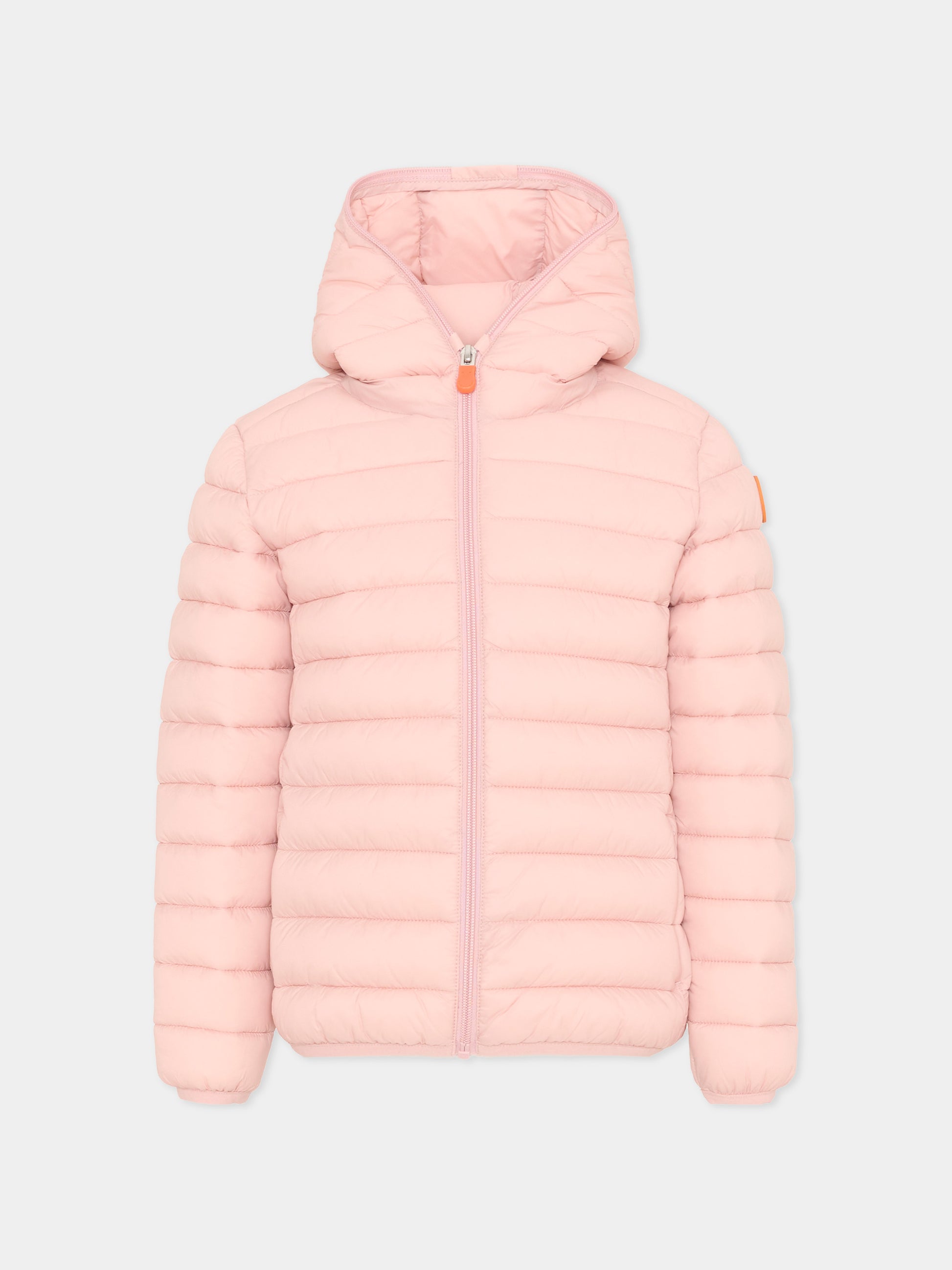 Piumino Lily rosa per bambina con logo,Save The Duck Kids,J32310G GIGA21 80007