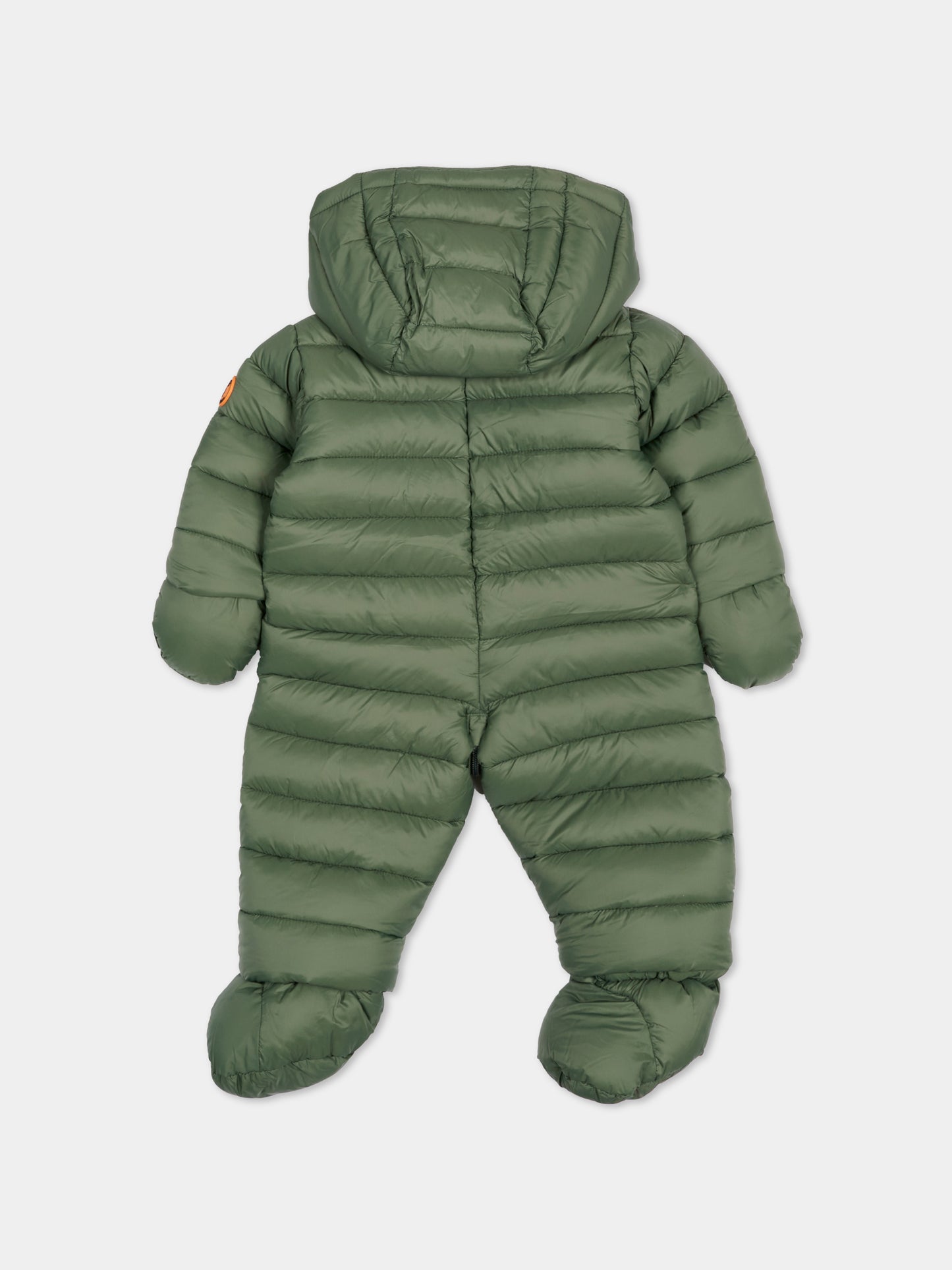 Piumino Storm verde per neonati con logo,Save The Duck Kids,I30002X GIGA21 50028