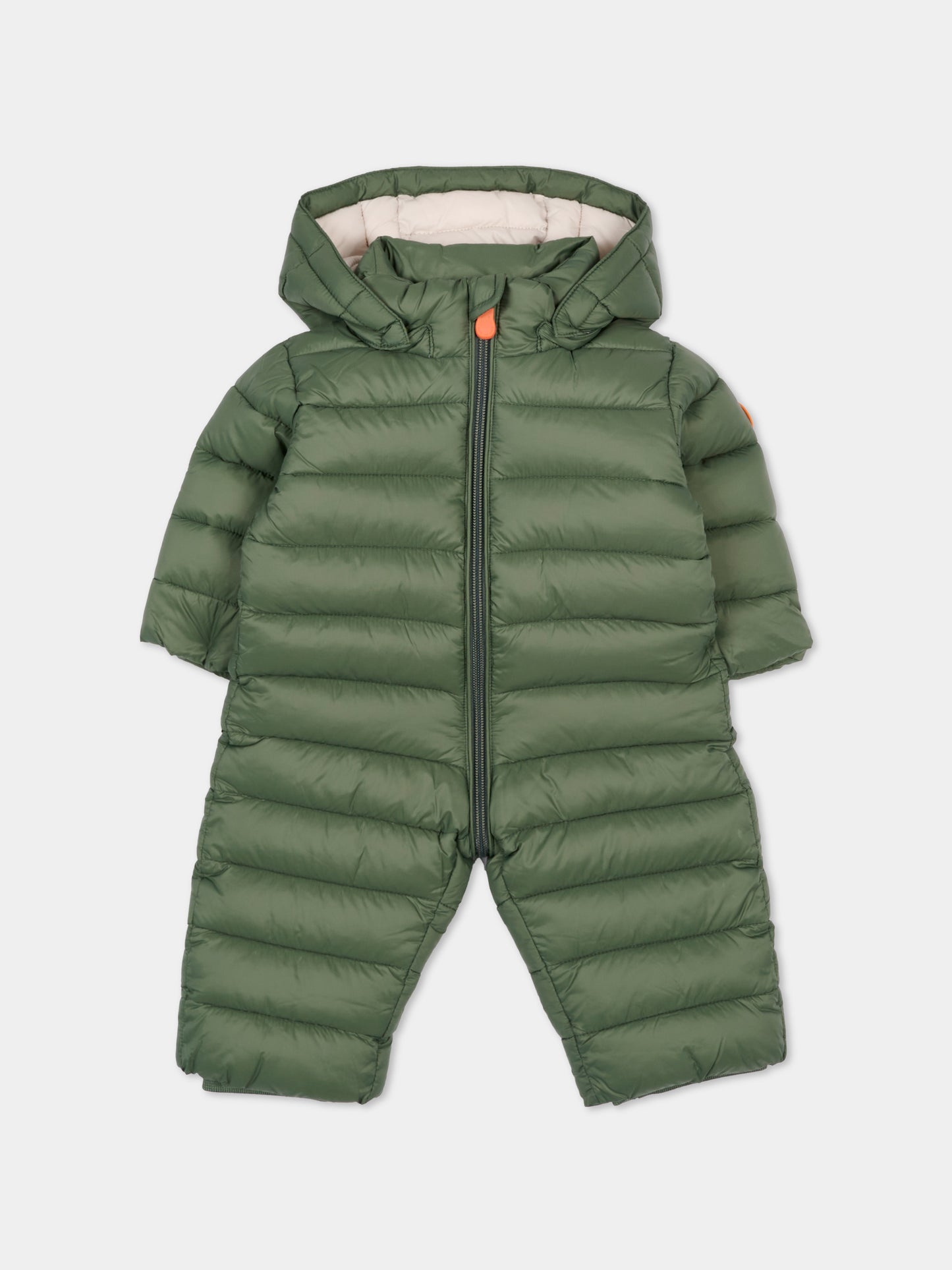 Piumino Storm verde per neonati con logo,Save The Duck Kids,I30002X GIGA21 50028