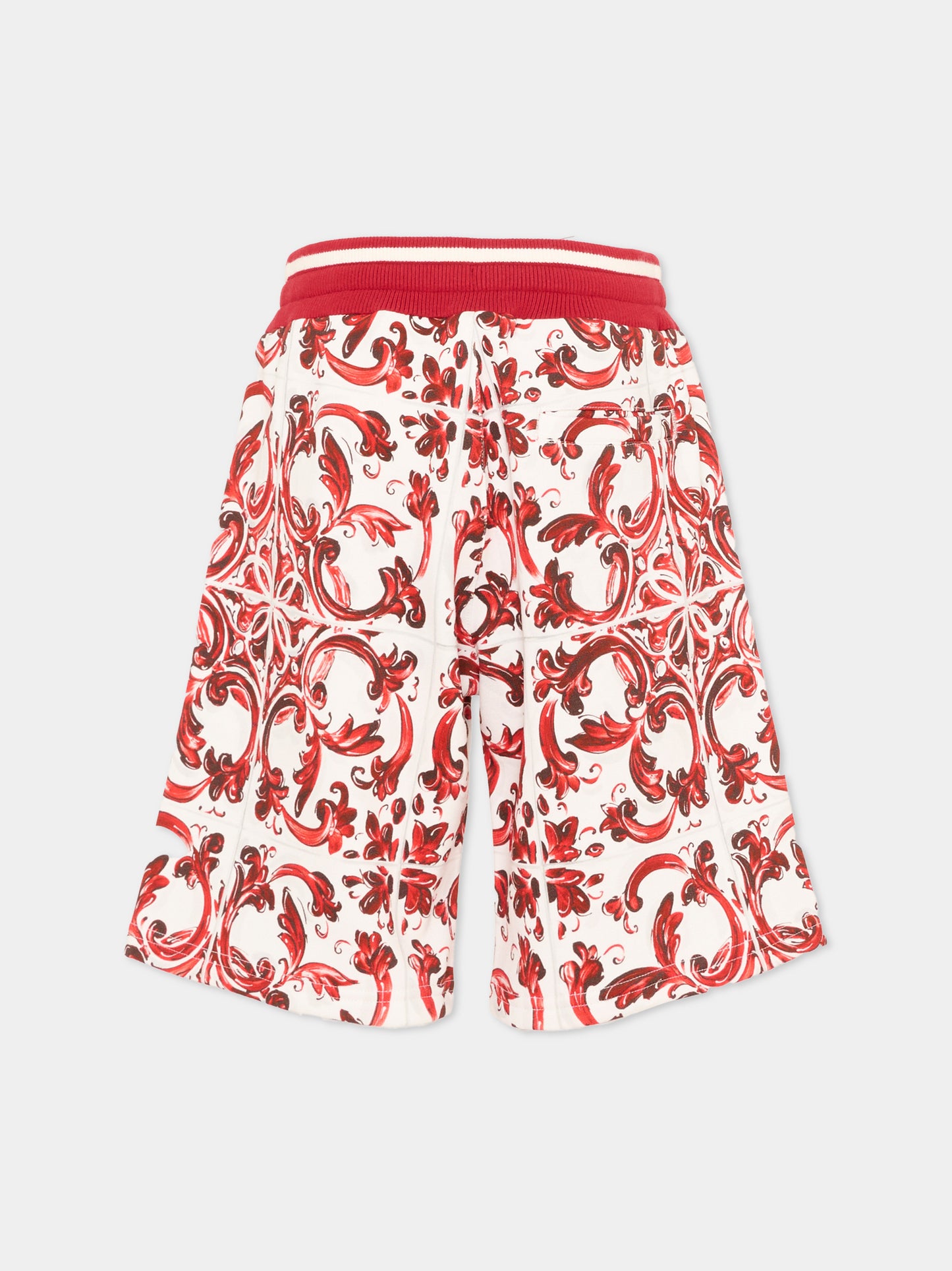 Shorts rosso per bambino,Dolce & Gabbana Kids,L4JQR4 II7KU IQ5DQ