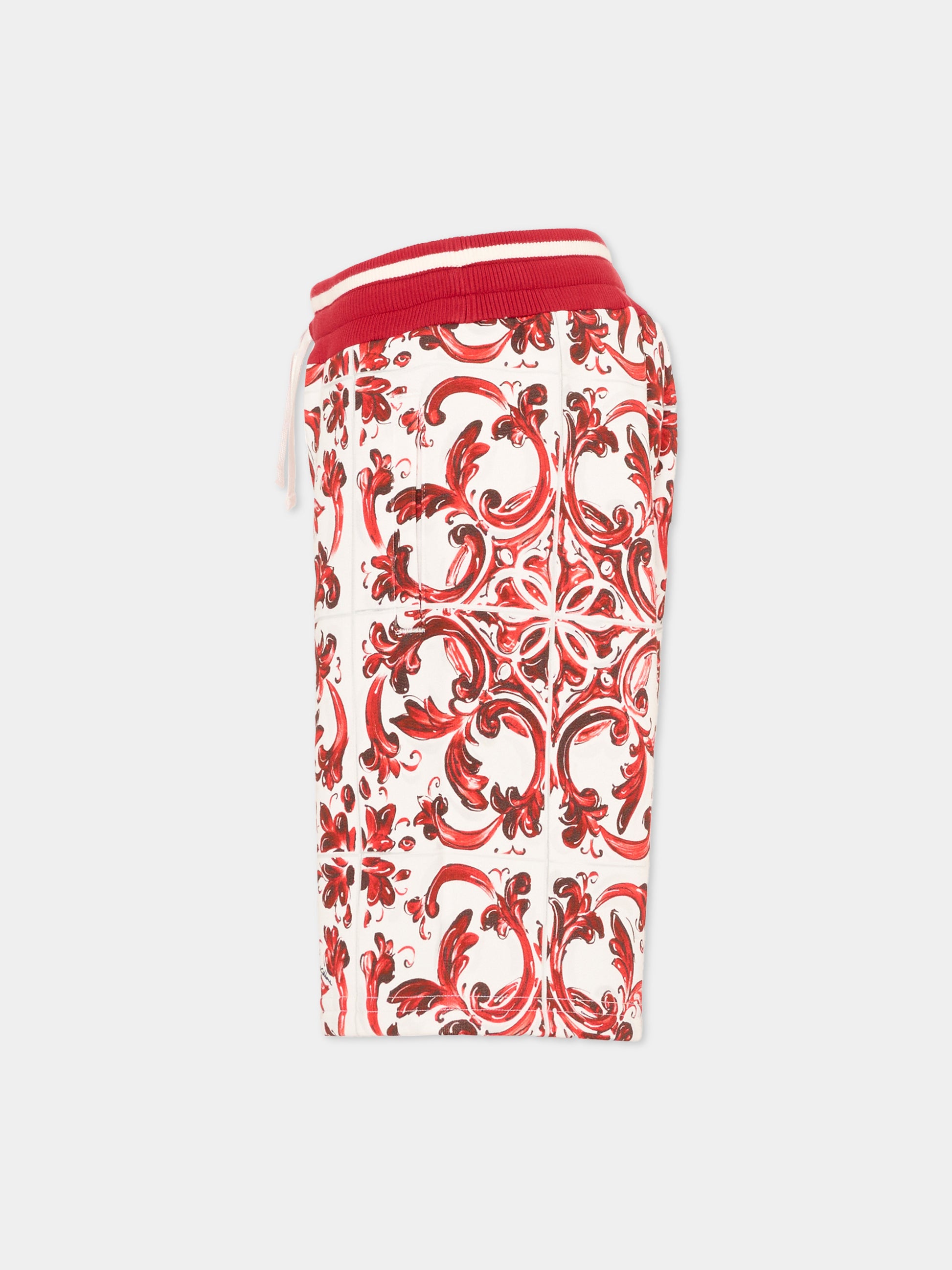 Shorts rosso per bambino,Dolce & Gabbana Kids,L4JQR4 II7KU IQ5DQ